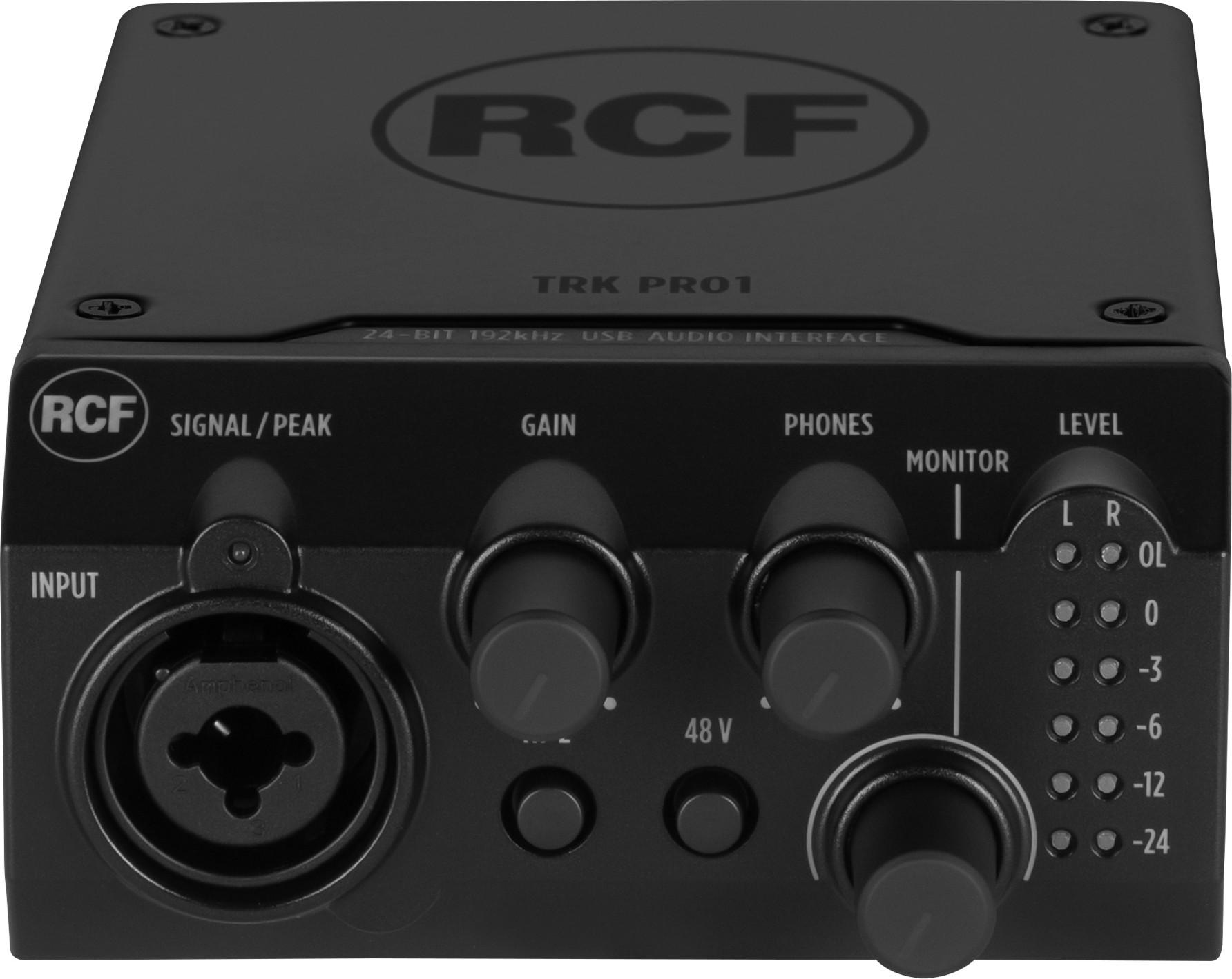 RCF TRK01 Single Channel USB Audio Interface - TRK01_2.jpg
