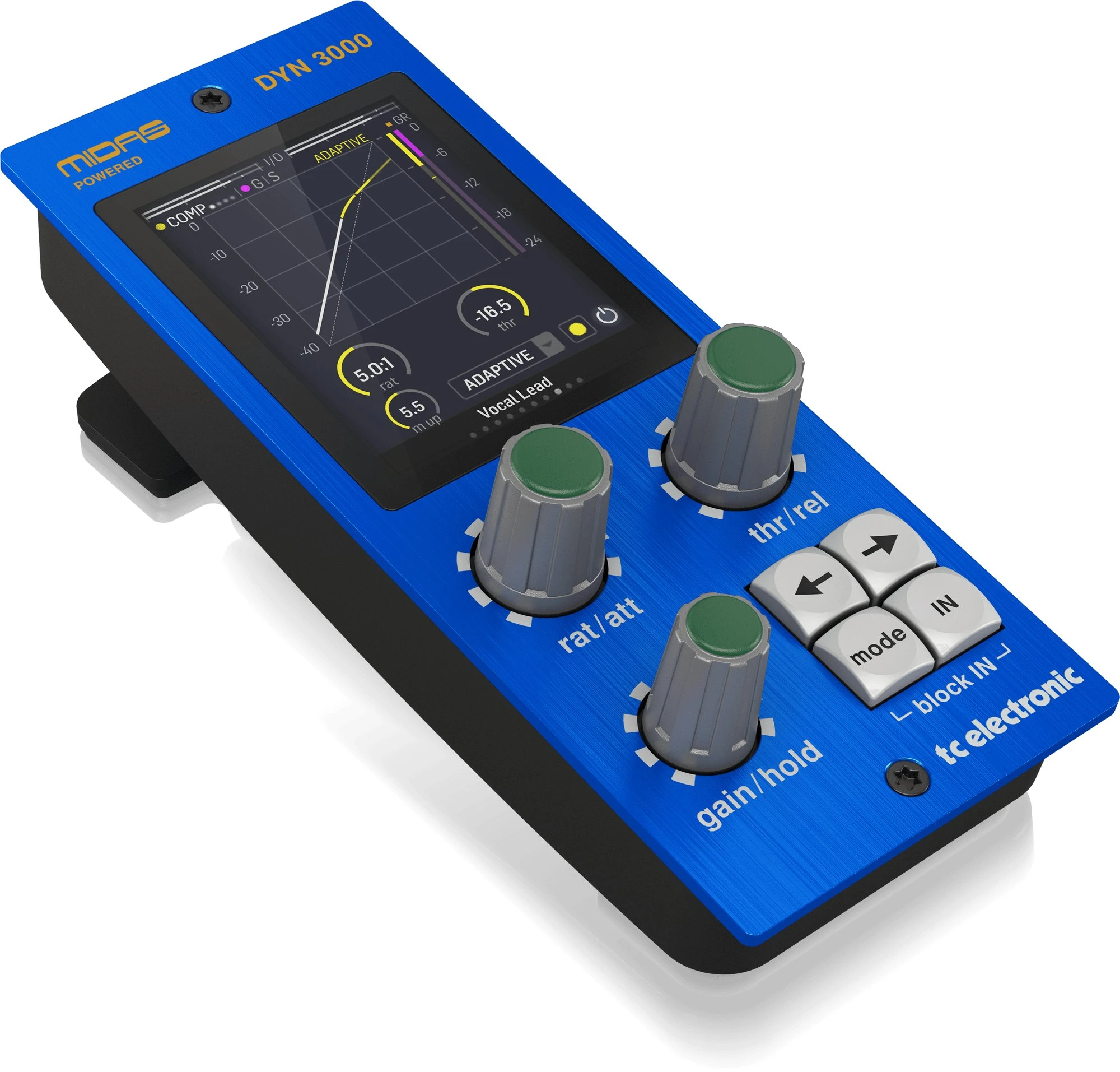 TC Electronic DYN 3000-DT Midas-Powered High-End Dynamics Channel Plug-In with Optional Analog-Feel Desktop Interface - 438267-DYN-3000-DT_P0E55_Left_XL.jpg
