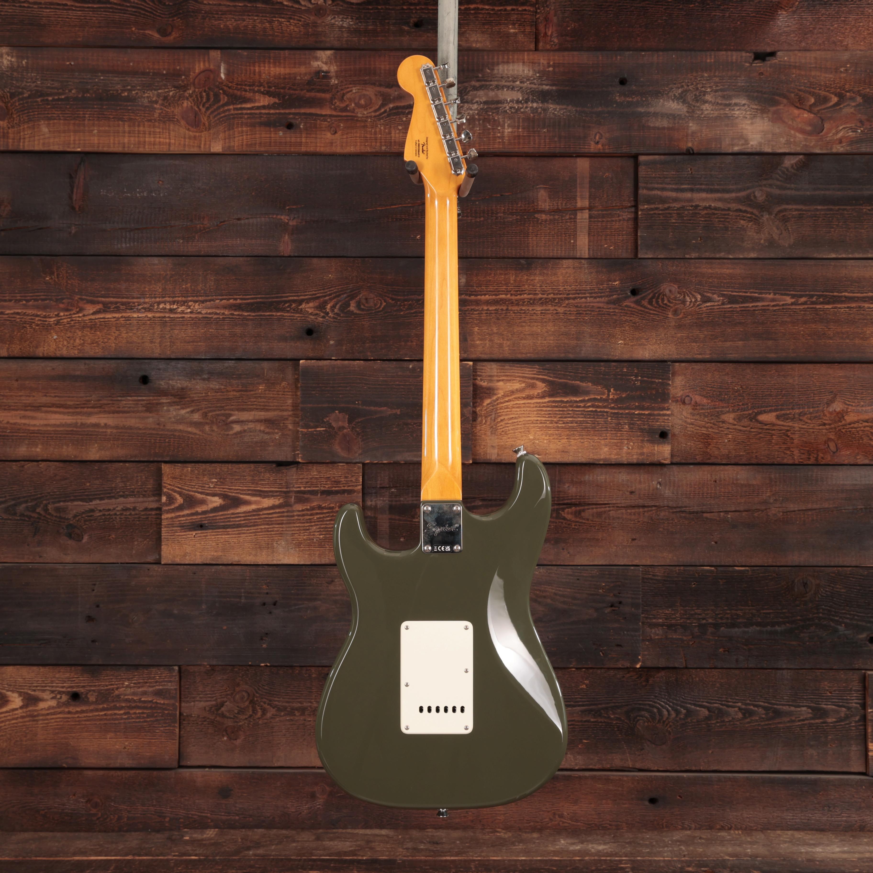 Squier Limited Edition Classic Vibe '60s Stratocaster HSS in Dark Olive Green  - IMGL4708.jpg
