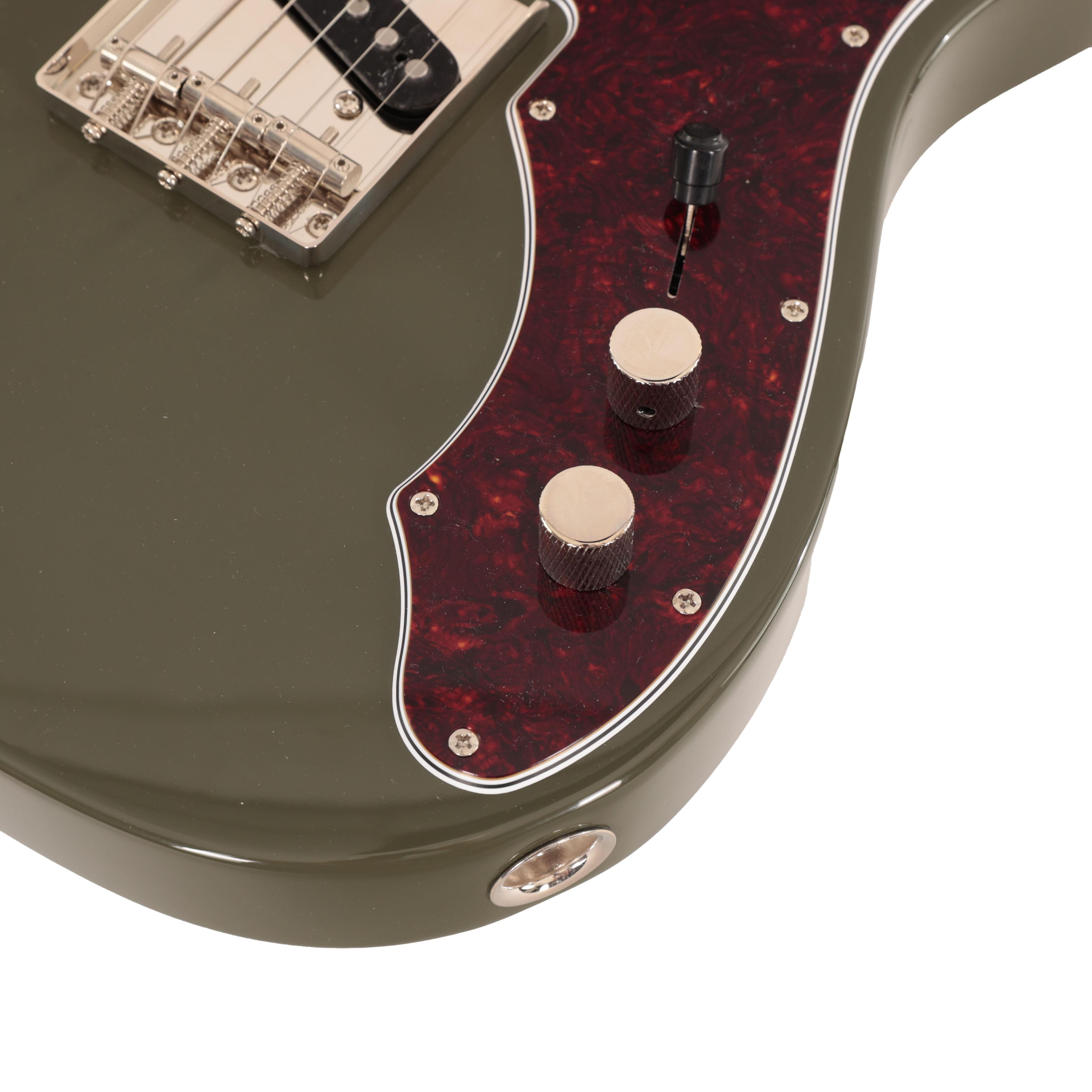Squier Limited Edition Classic Vibe '60s Telecaster Thinline in Dark Olive Green  - IMGL4783.jpg