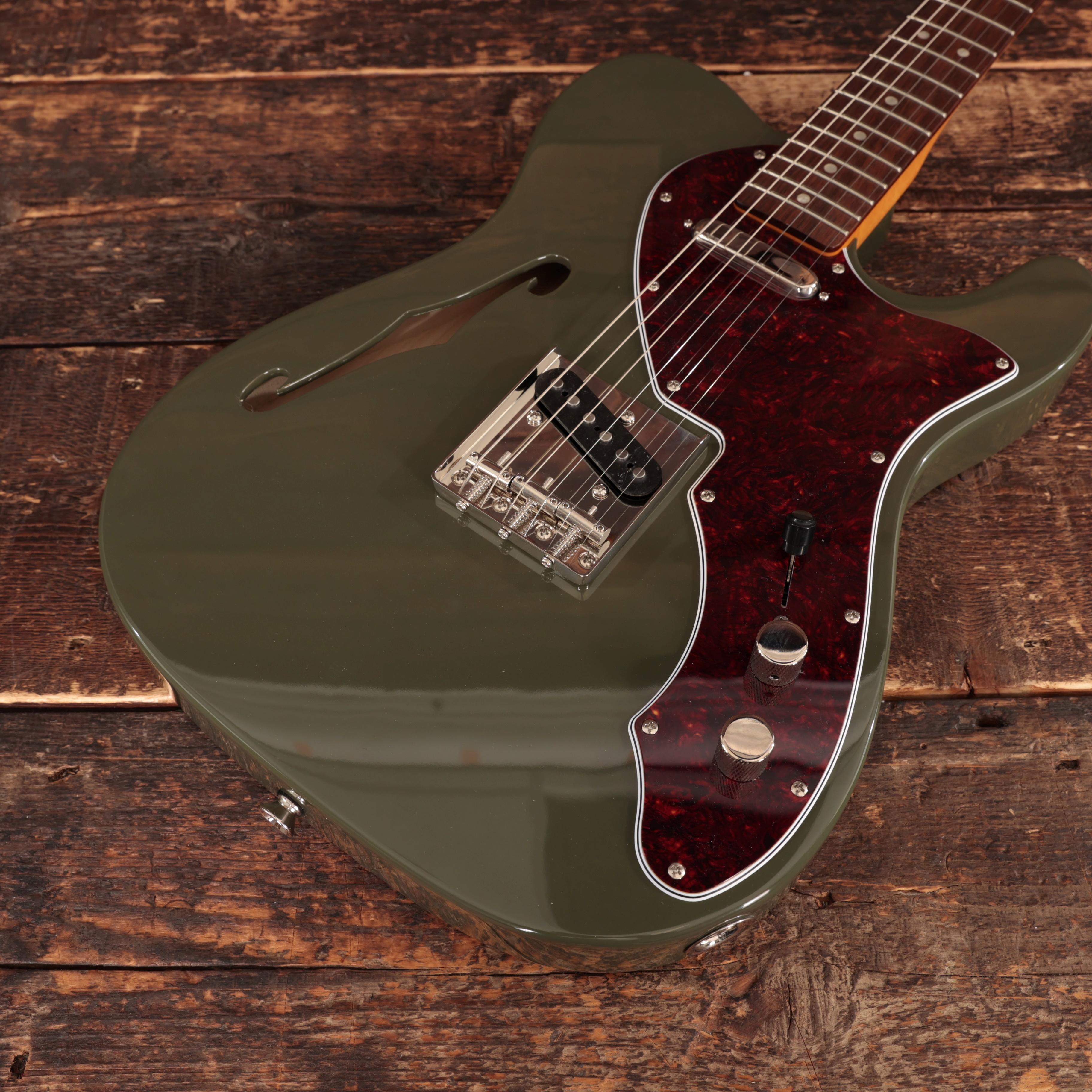 Squier Limited Edition Classic Vibe '60s Telecaster Thinline in Dark Olive Green  - IMGL4700.jpg