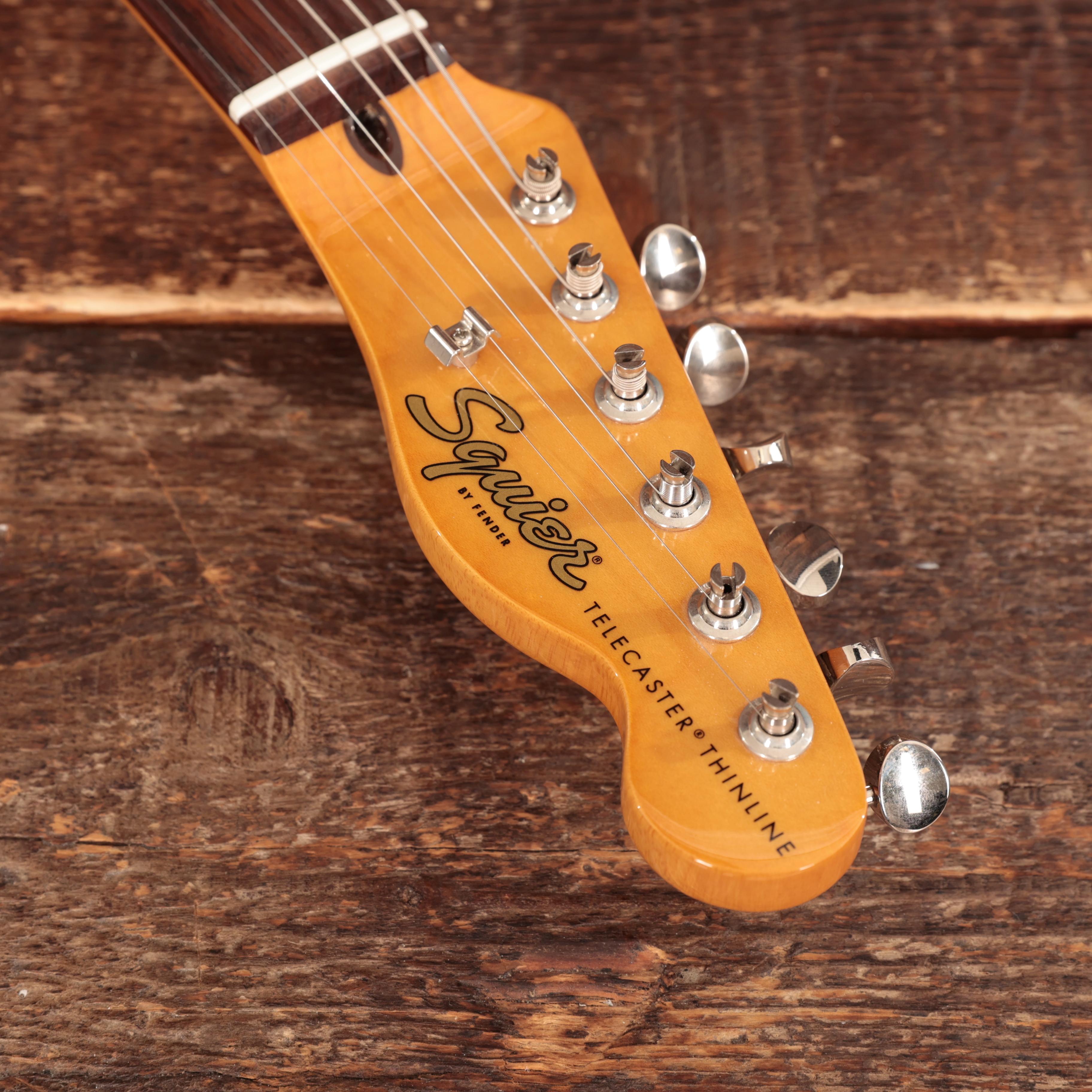 Squier Limited Edition Classic Vibe '60s Telecaster Thinline in Dark Olive Green  - IMGL4704.jpg