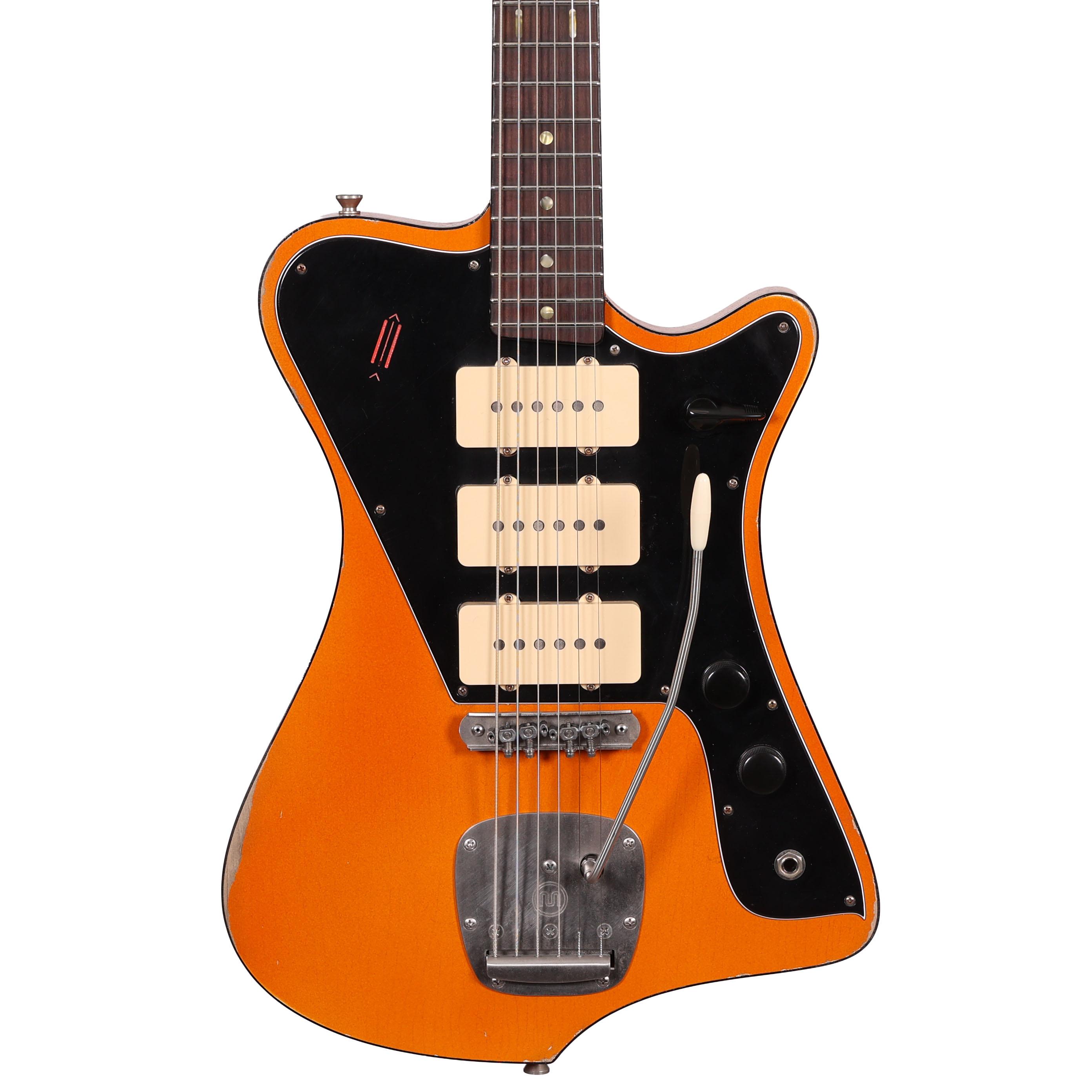 Castedosa El Halcon Baritone Guitar in Aged Casino Orange - 415 (2).JPG