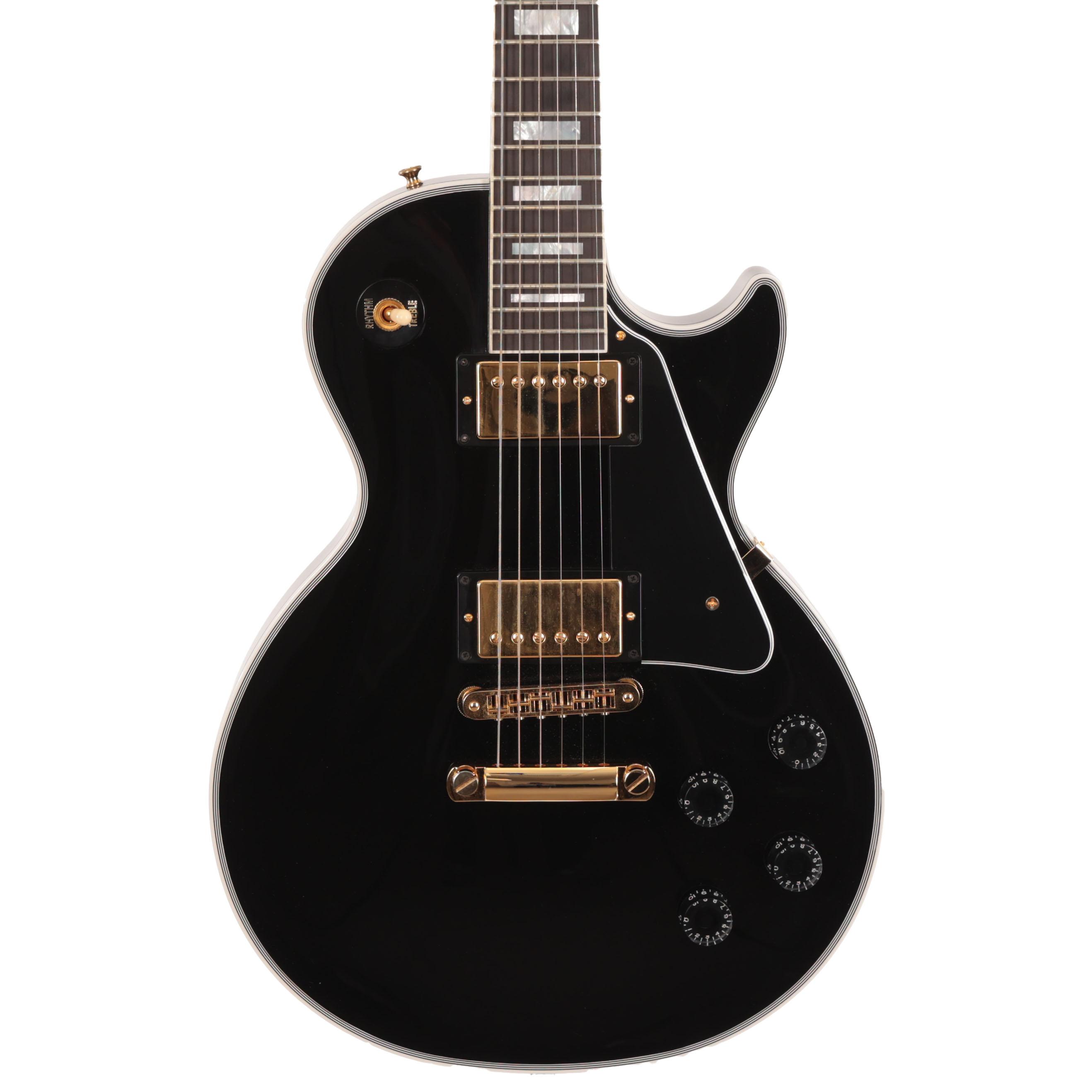Second Hand Gibson Custom Shop Les Paul Custom in Gloss Black 046 - SH-114-2046 (2).jpg