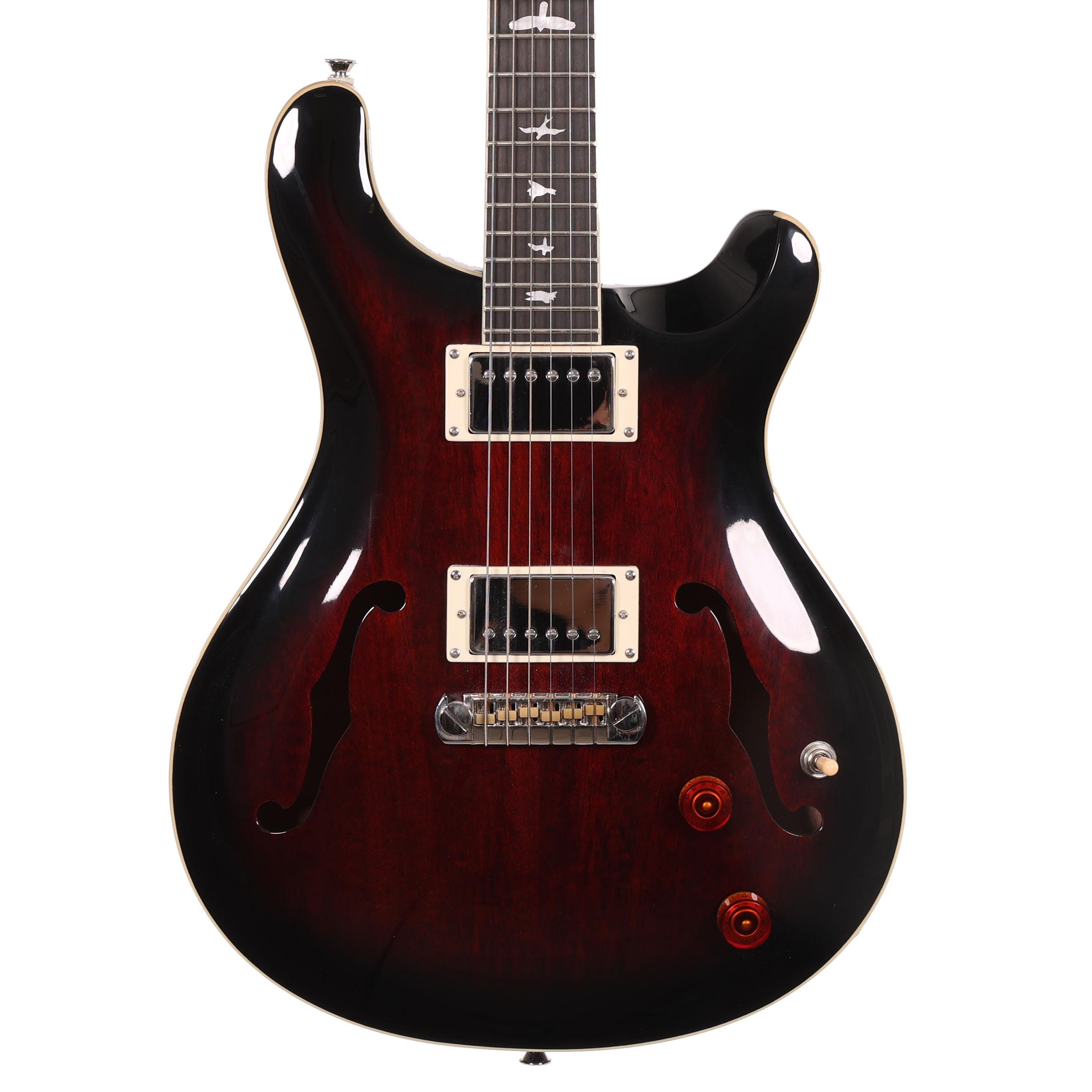 Second Hand PRS SE Hollowbody Electric Guitar in Fire Red 052 - SH-114-2052 (3).jpg