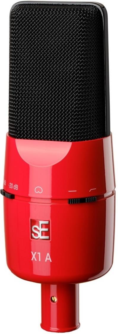sE Electronics X1A Limited Anniversary Edition Condenser Microphone in Red - X1A-25AERB_2.jpg