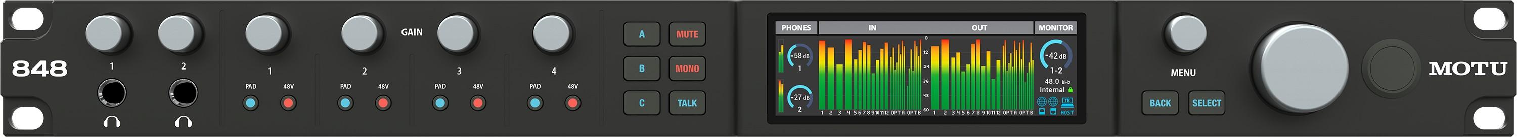 MOTU 848 28 x 32 Thunderbolt / USB Audio Interface - MOTU848_1.jpg