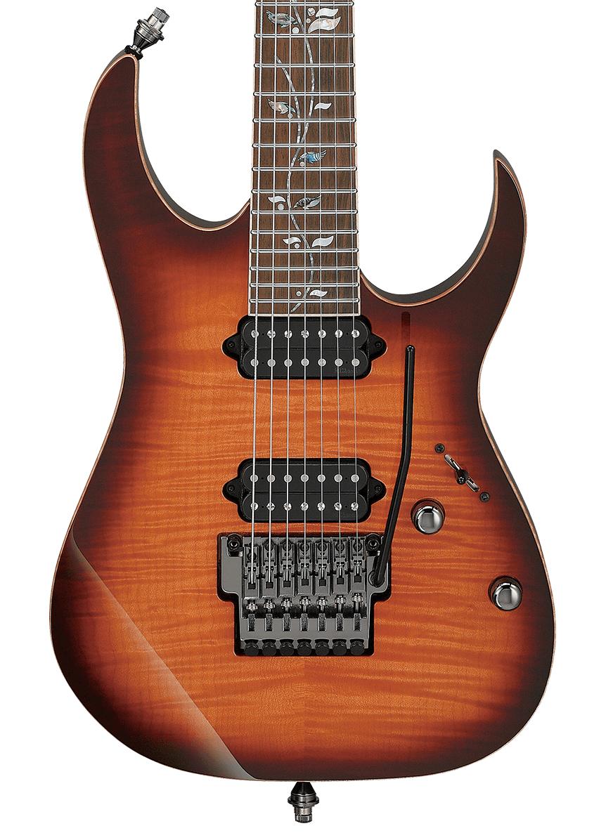 Ibanez RG8527 J Custom 7 String Electric Guitar in Brownish Sphalerite - p_region_RG8527_BSR_00_06 cropped.jpg
