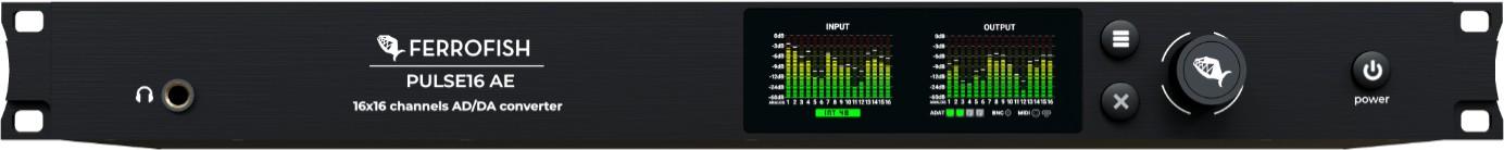 Ferrofish Pulse AE 16x16 AD/DA & ADAT Converter - FER-PULSE16AE_1.jpg