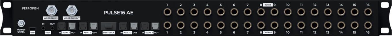 Ferrofish Pulse AE 16x16 AD/DA & ADAT Converter - FER-PULSE16AE_2.jpg