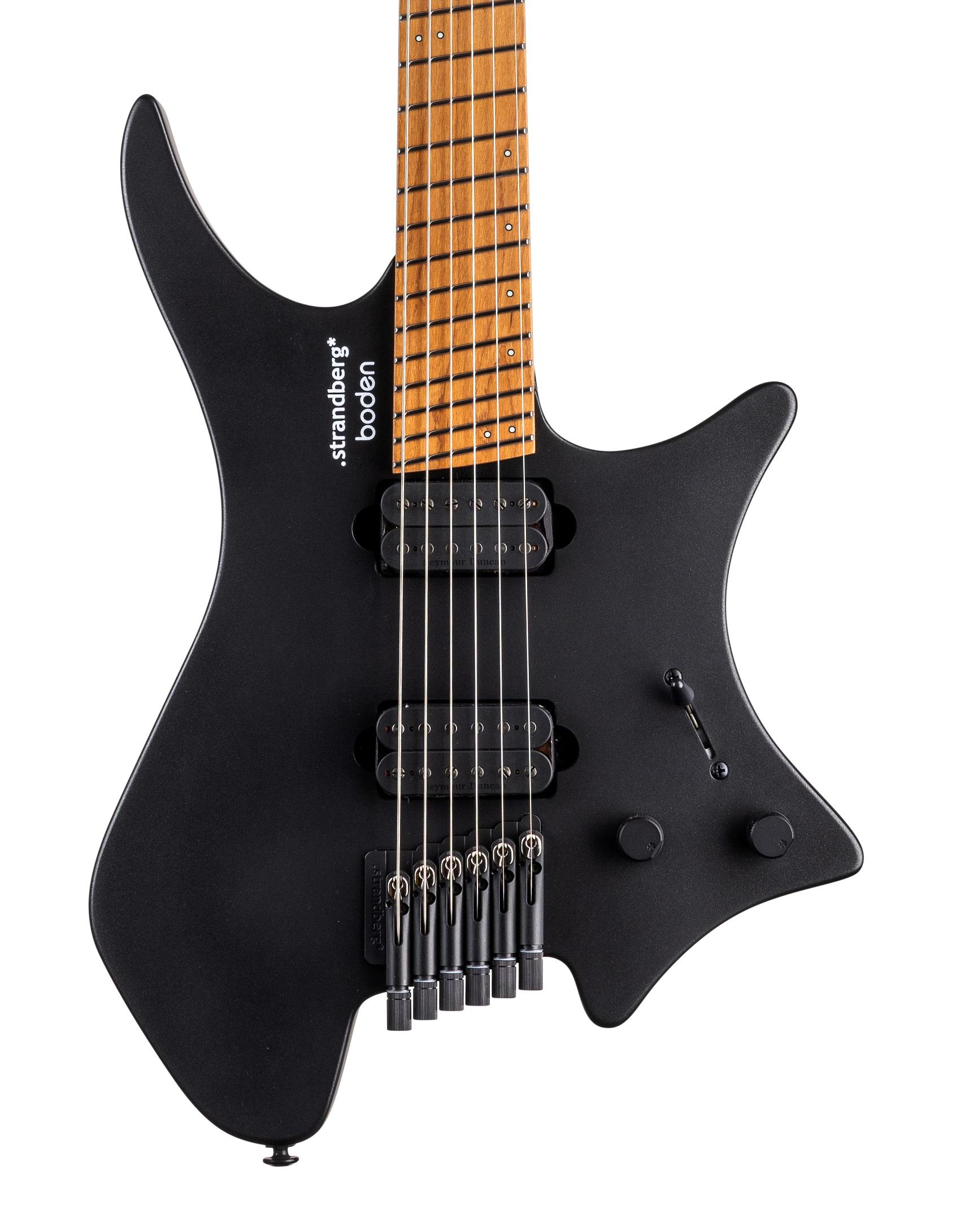 Strandberg Boden Standard N2 6-String Electric Guitar in Black Satin Metallic - BD6HCT-25S2-G1-BSNM-A-hero.jpg