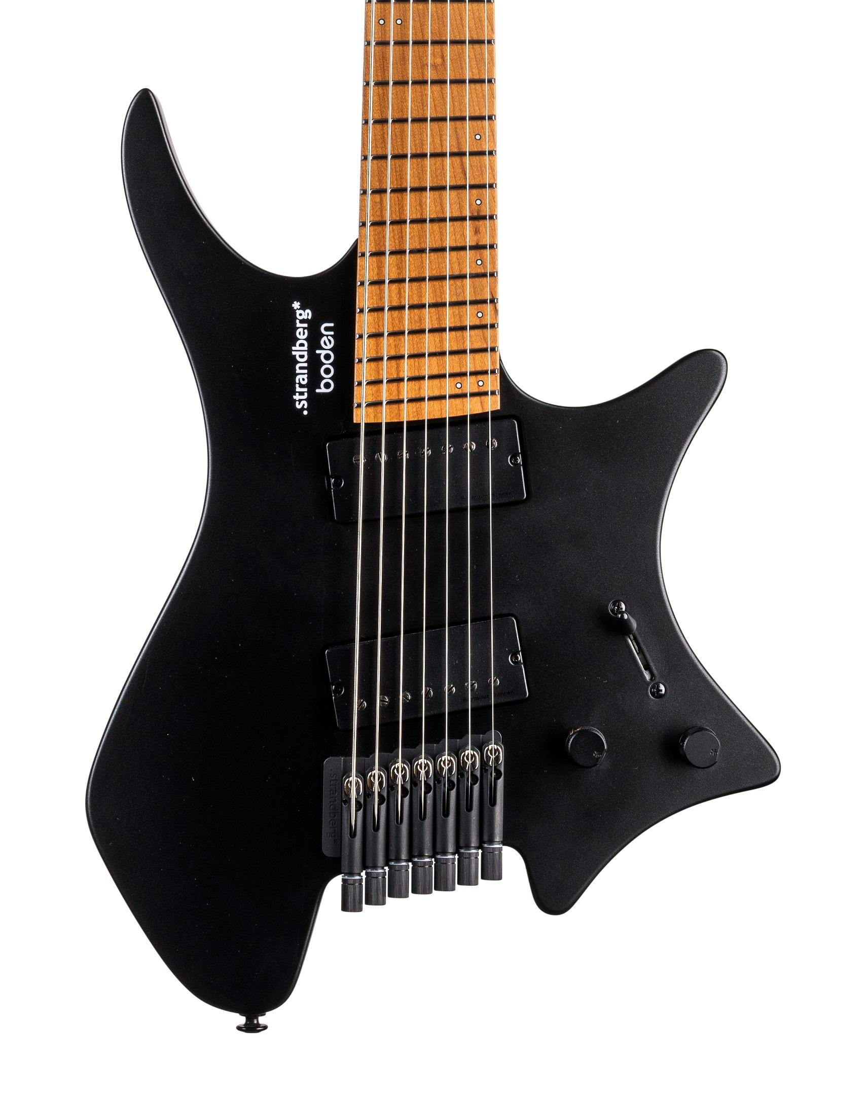 Strandberg Boden Standard N2 7-String Electric Guitar in Black Satin Metallic - BD7HCT-25S2-G1-BSNM-A-hero.jpg