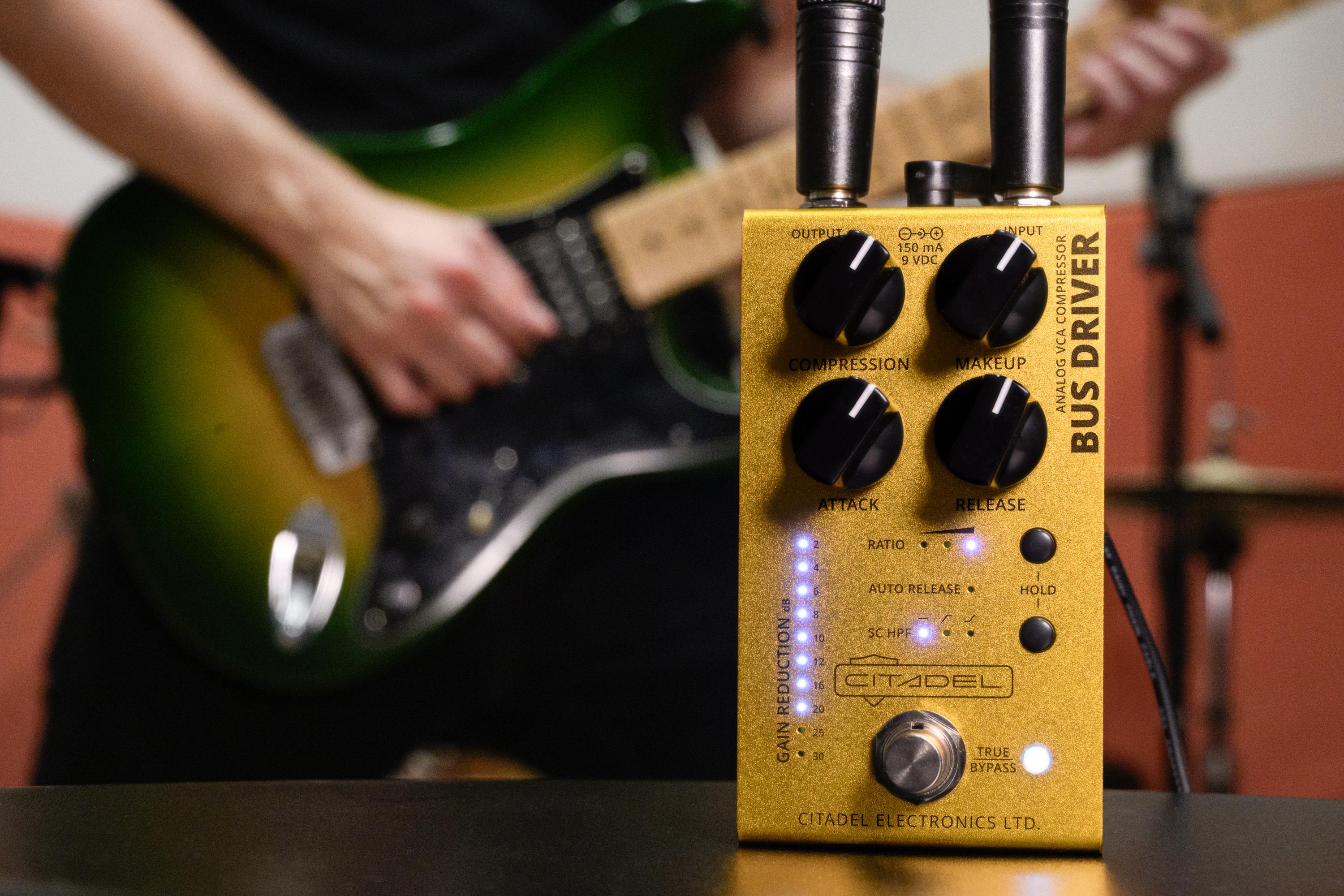 Citadel Electronics Bus Driver Analog VCA Compressor Pedal - citadel-product-lifestyle-1.jpg