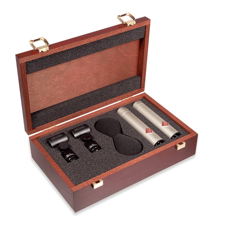 Neumann KM184 Stereo Set in Nickel finish - Andertons Music Co.