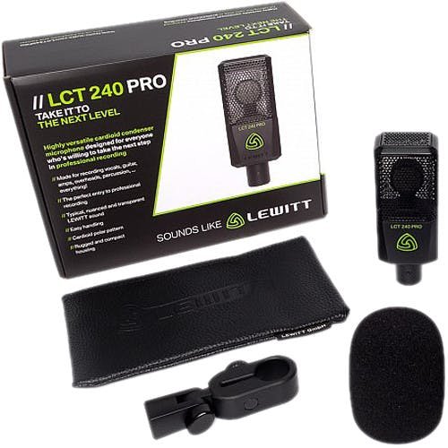 LEWITT LCT240 PRO オマケあり Lewitt LCT 240 PRO black Condenser Microphone | Bax Music