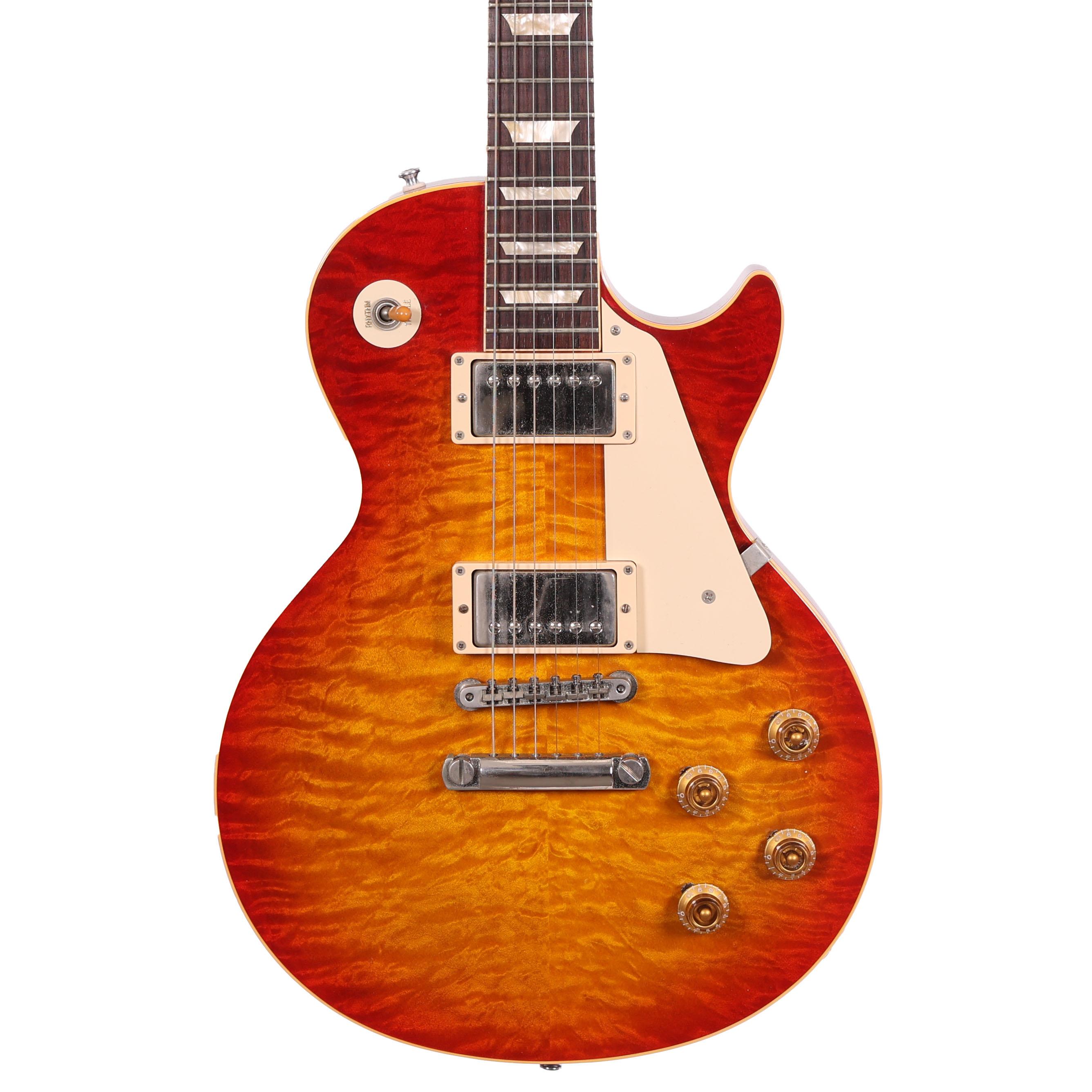 Second Hand Gibson Custom Shop True Historic '59 Les Paul Washed Cherry Sunburst 077 - SH-114-2077 (2).jpg