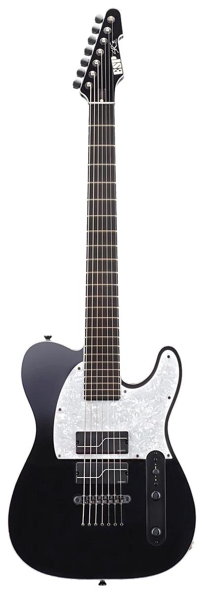 ESP Stephen Carpenter STEF-T7B Electric Guitar in Black - 313464-1.jpg