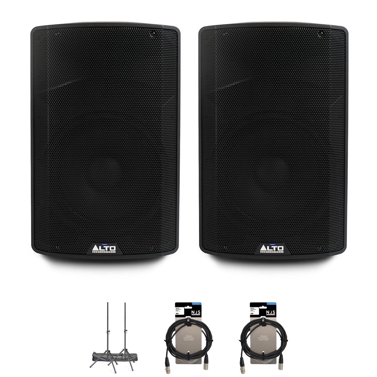 Alto TX415 Active 15" PA Speaker Bundle With Cables & Stands - _BUN-TX415-STAND.jpg