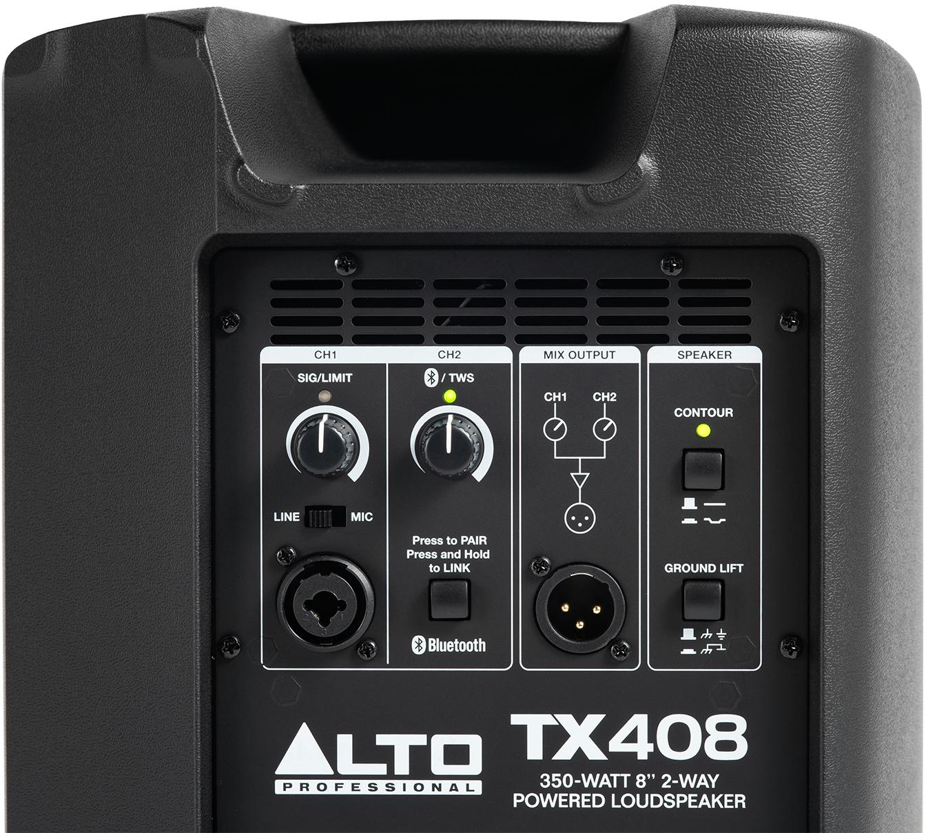 Alto TX408 Active 8" PA Speaker Bundle With Cables & Stands - TX408XUK (5).jpg