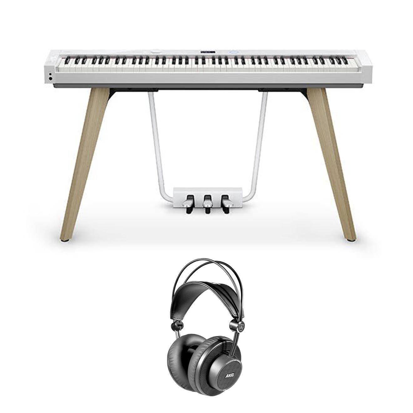 Casio PX-S7000 Digital Piano in White and Headphones - white (1).jpg