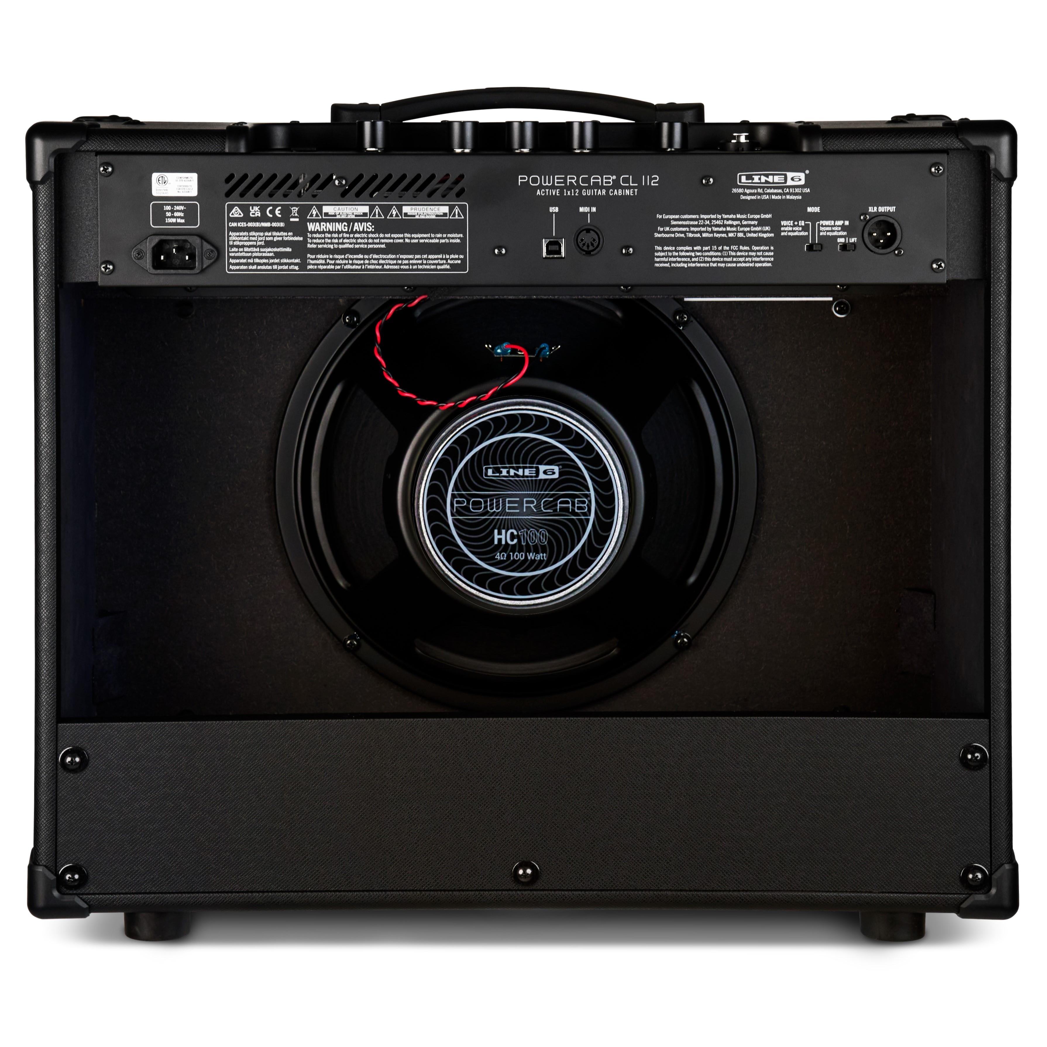 Line 6 Powercab CL112 Active Multi-Voice 1x12" Guitar Cab - Powercab CL-112_Back.jpg