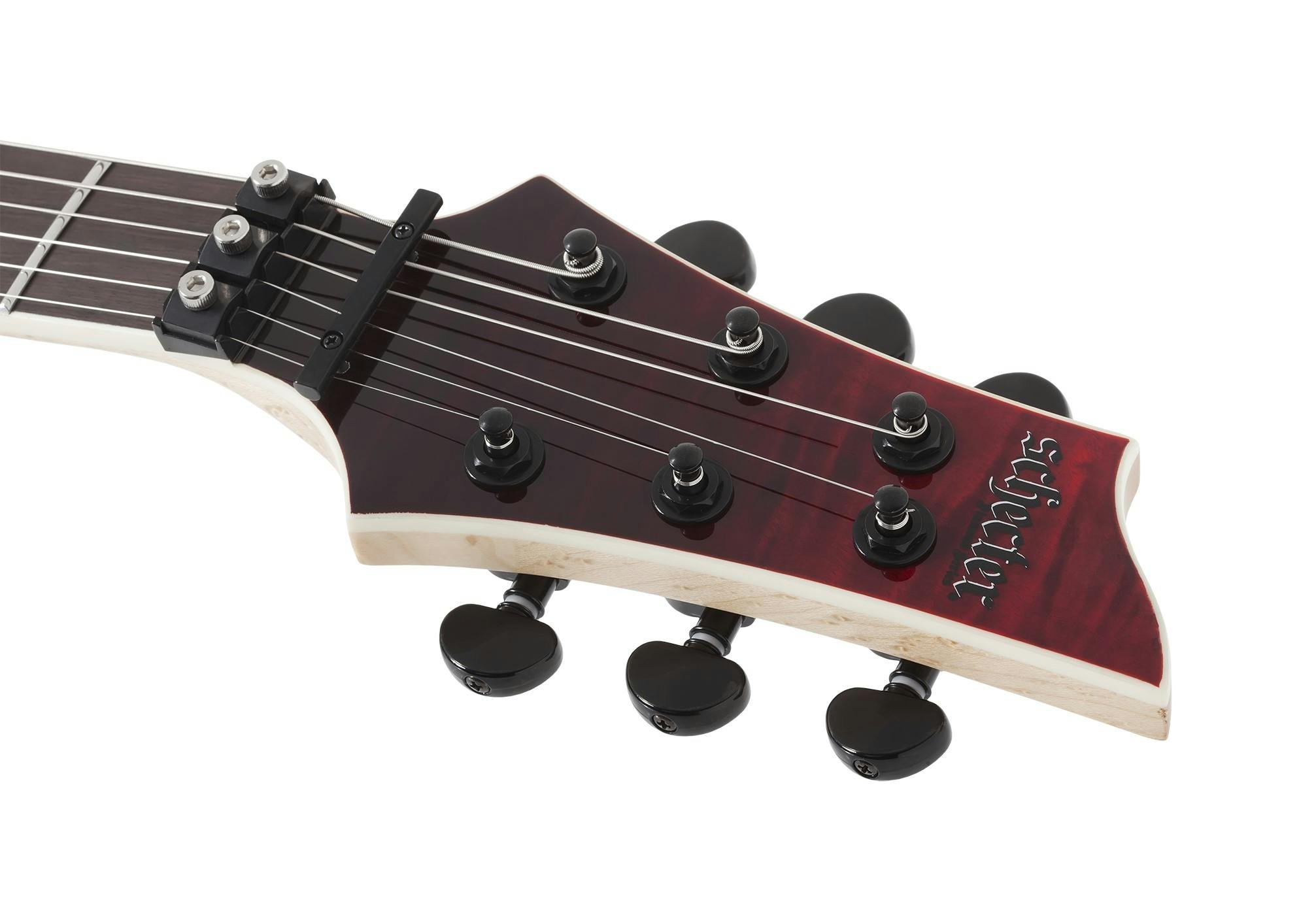 B Stock : Schecter C-1 FR SLS Elite Bloodburst Electric Guitar 006 - SCH-GTR-1371-Schecter-C-1-FR-SLS-Elite-Blood-Burst-Headstock.jpg