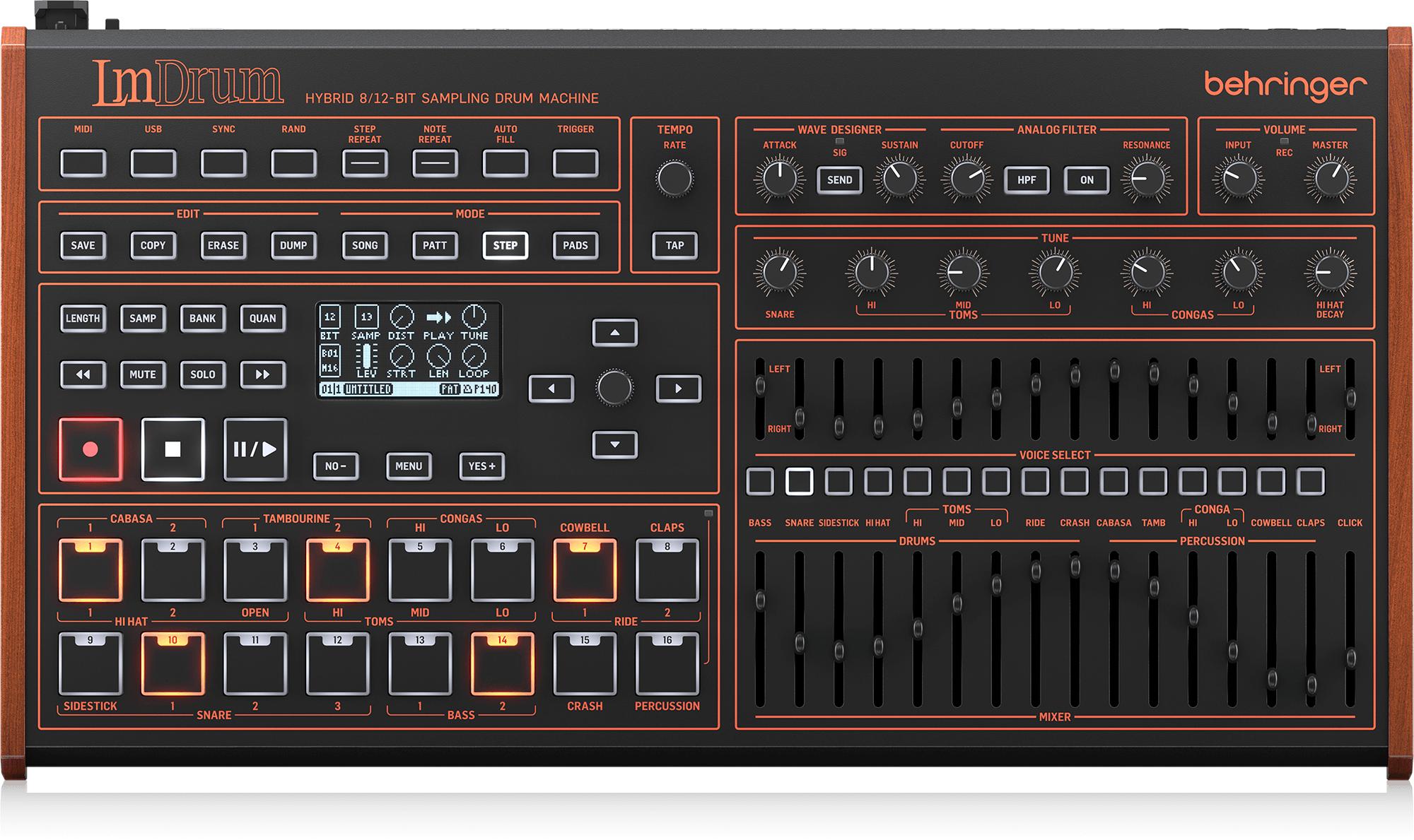 B Stock Behringer LM DRUM - Classic Digital Drum Machine, 24 Drum Sounds 016 - 0704-AAC86-UK1 (1).jpg