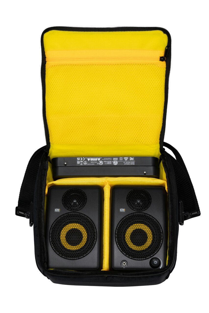 B Stock : KRK GOAUX 3" Portable Studio Monitors - GOAUX3-GOAUX3-NA_case_open.jpg