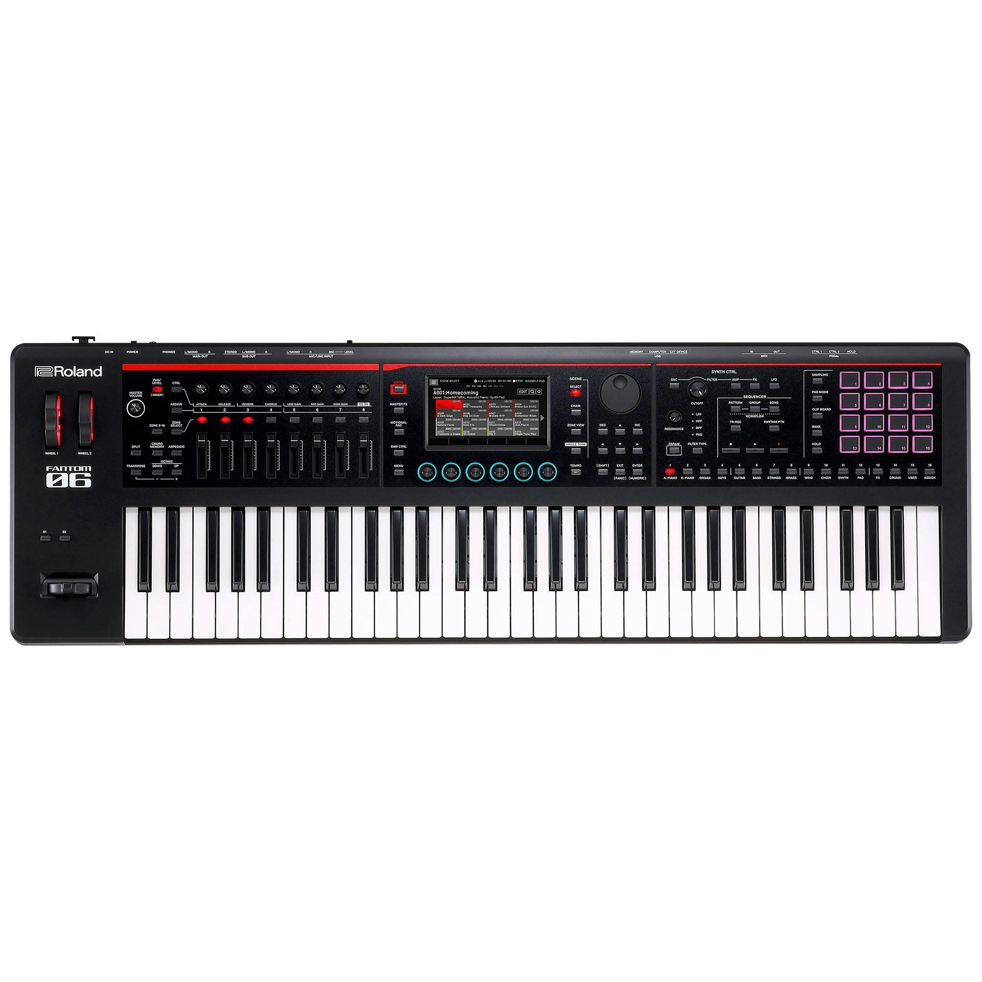 B Stock : Roland Fantom-06 61-note synthesizer keyboard 006 - 498995-FANTOM-06_F.jpg