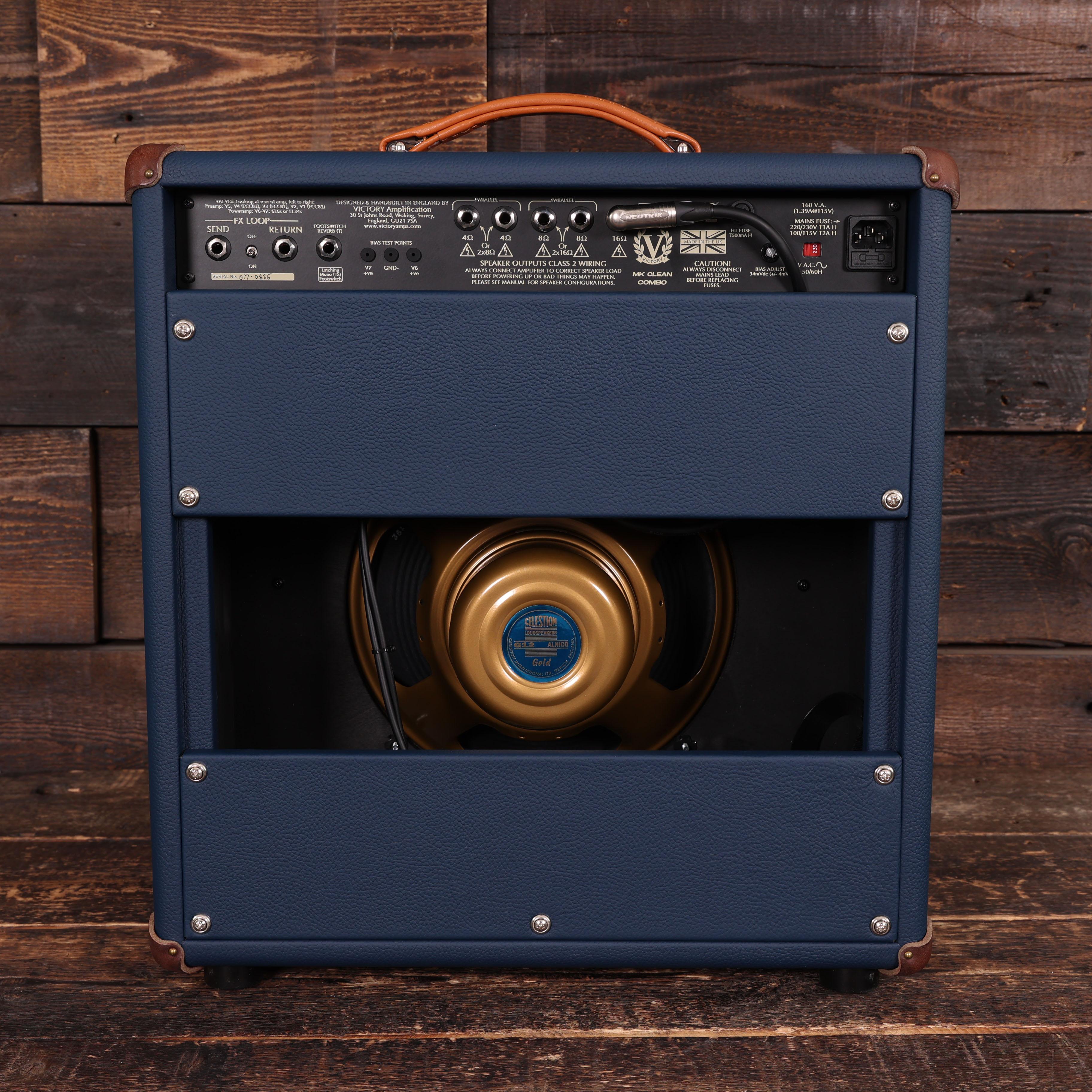 Victory MK Clean 30W 1x12 Hand-Wired Valve Amp Combo In Admiralty Blue - MK112-CR-GP068-BK-CR (6).jpg
