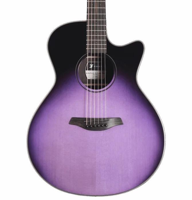 Furch Spectra Plus Series Gc-EM Acoustic Guitar in Provence Violet  - spectra-plus-gc-er-provence-violet-front-670x1340 cropped.jpg