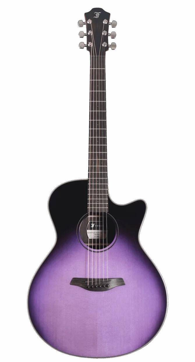 Furch Spectra Plus Series Gc-EM Acoustic Guitar in Provence Violet  - spectra-plus-gc-er-provence-violet-front-670x1340.jpg