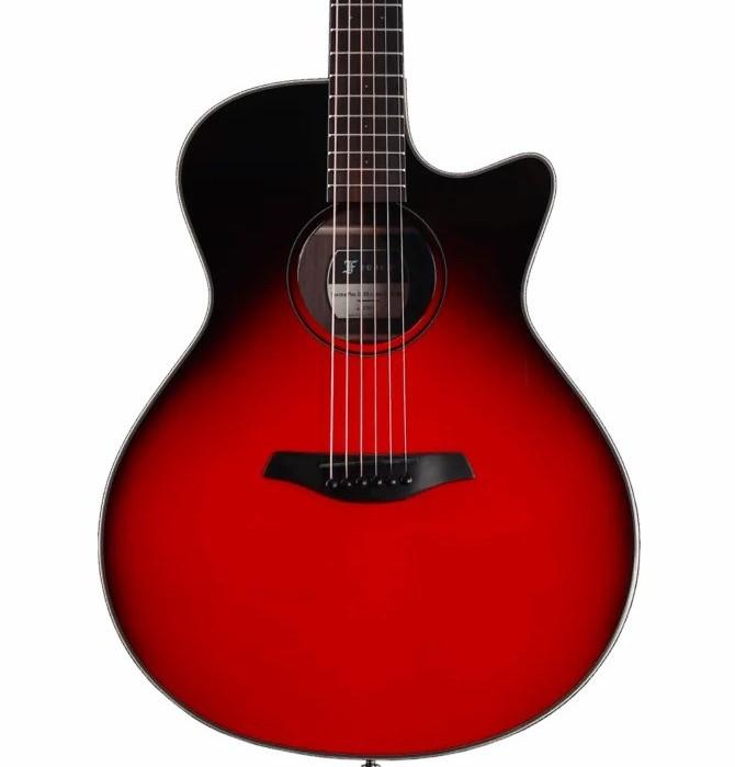 Furch Spectra Plus Series Gc-EM a MRE Acoustic Guitar in Maranello Red  - spectra-plus-gc-er-maranello-red-front-670x1340 cropped.jpg