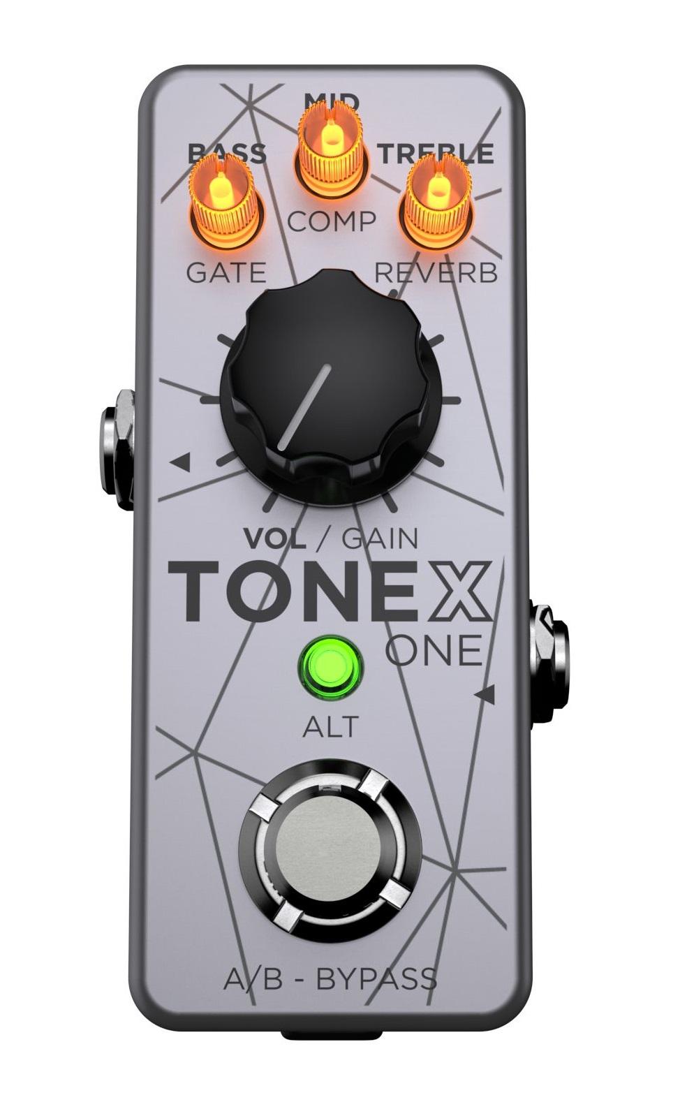 IK MultiMedia TONEX ONE Bass Edition Machine Modelling Pedal in Silver - TONEX One - Bass_Studio 22_2025-07-02_4033_compressed.jpg