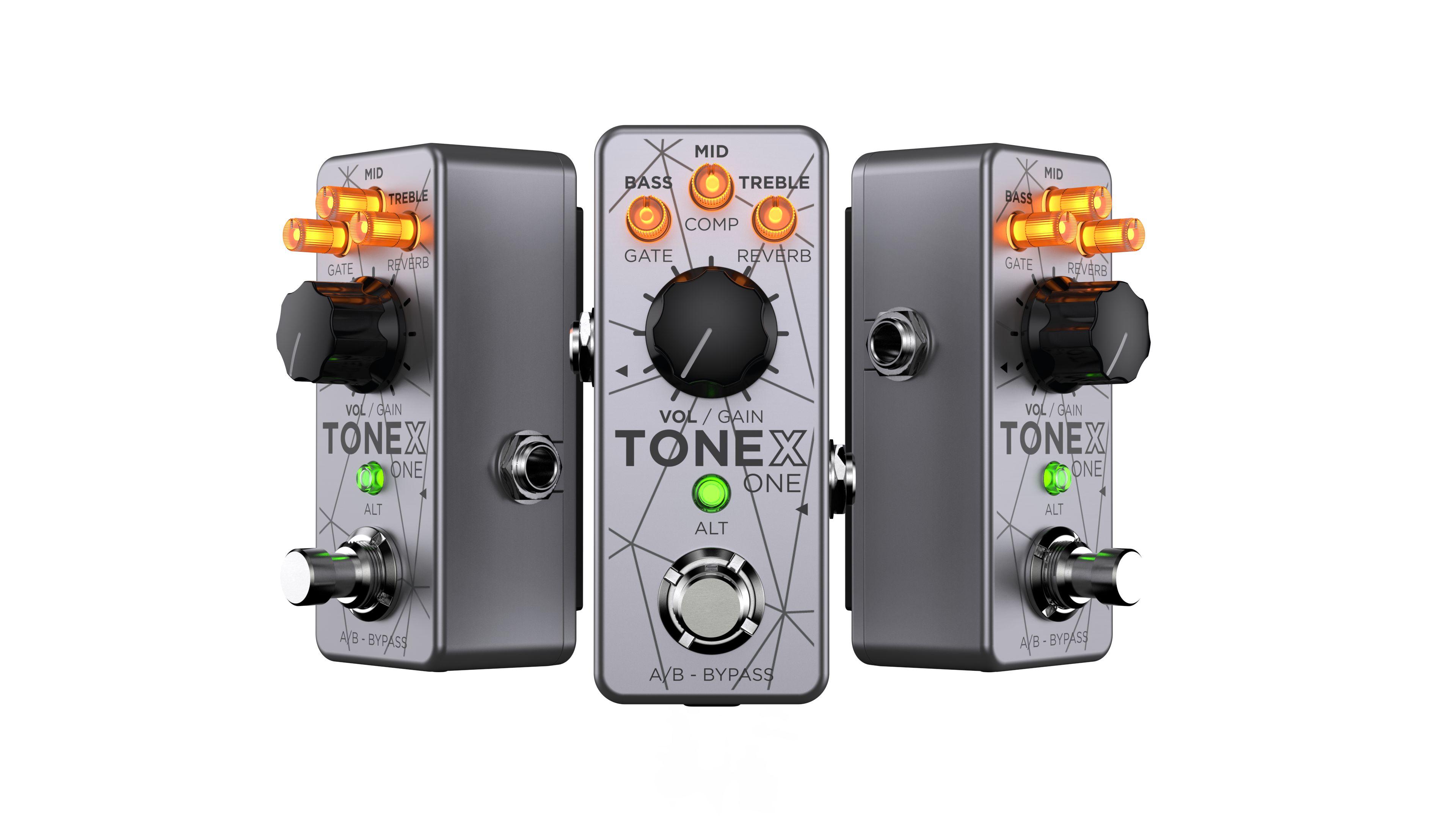 IK MultiMedia TONEX ONE Bass Edition Machine Modelling Pedal in Silver - TONEX One - Bass_Studio 23_2025-07-02_4034_compressed.jpg