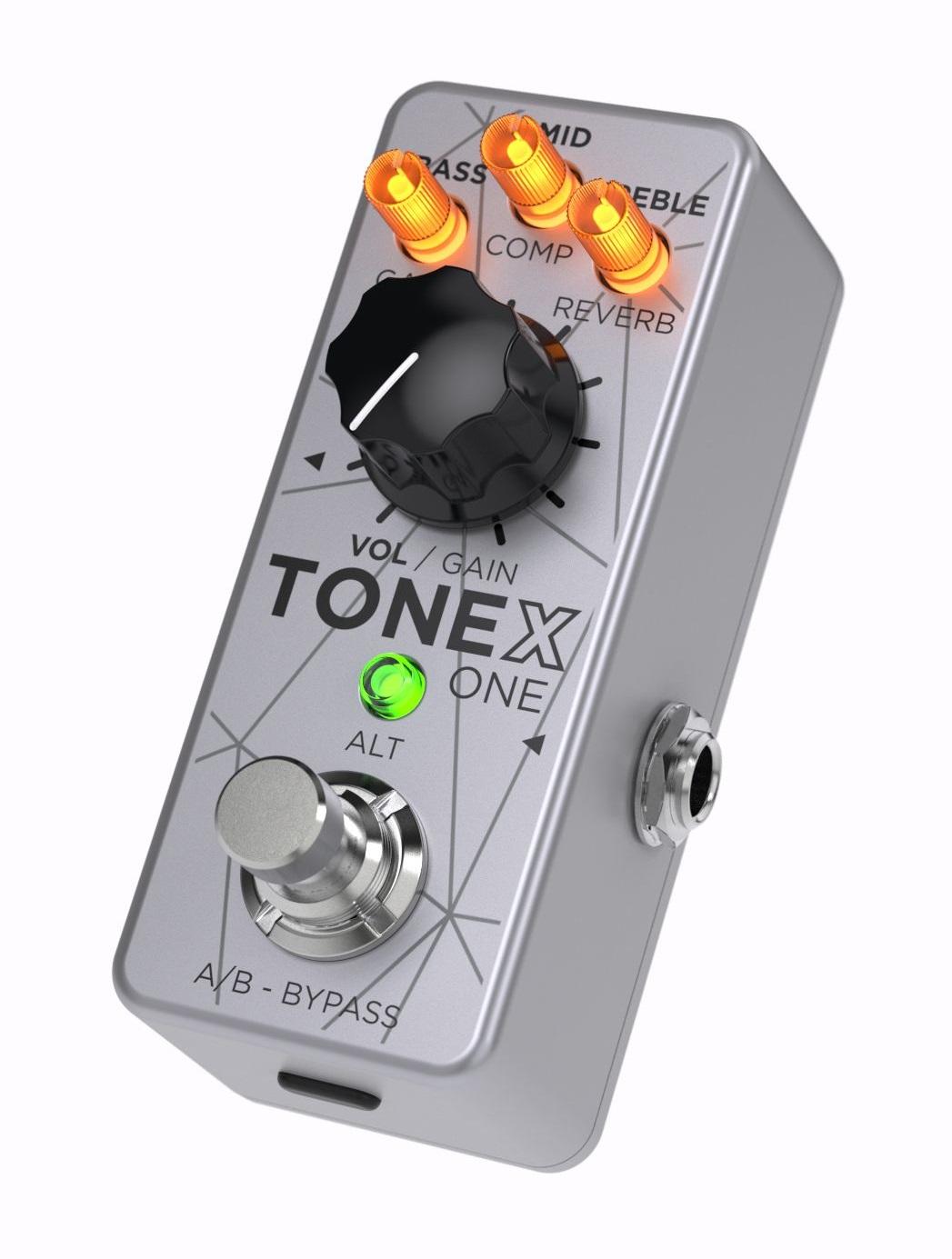 IK MultiMedia TONEX ONE Bass Edition Machine Modelling Pedal in Silver - TONEX One - Bass_Studio 17_2025-07-01_4024.1_compressed.jpg