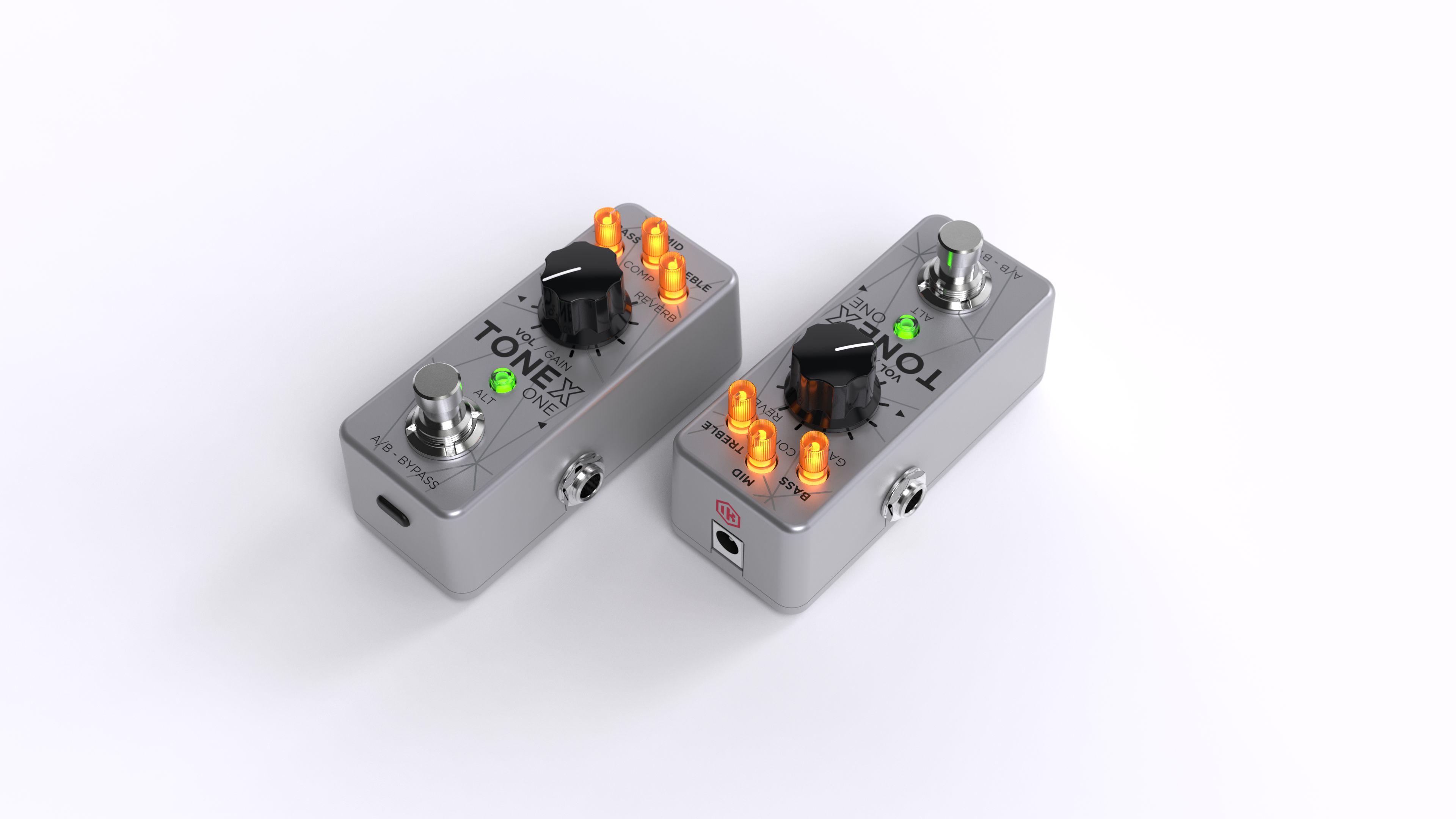 IK MultiMedia TONEX ONE Bass Edition Machine Modelling Pedal in Silver - TONEX One - Bass_Studio 19_2025-07-01_4024.3_compressed.jpg