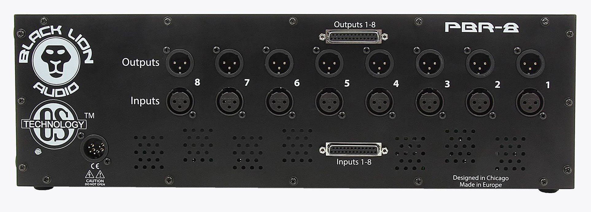 Black Lion Audio PBR8 8-Slot 500 Series Power Rack Enclosure - 333740-pbr81back-0003-1111.jpg