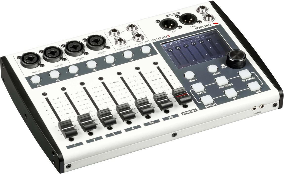 Proel Digipad 8 - 8 Channel Digital Mixer - DIGIPAD8_5.jpg