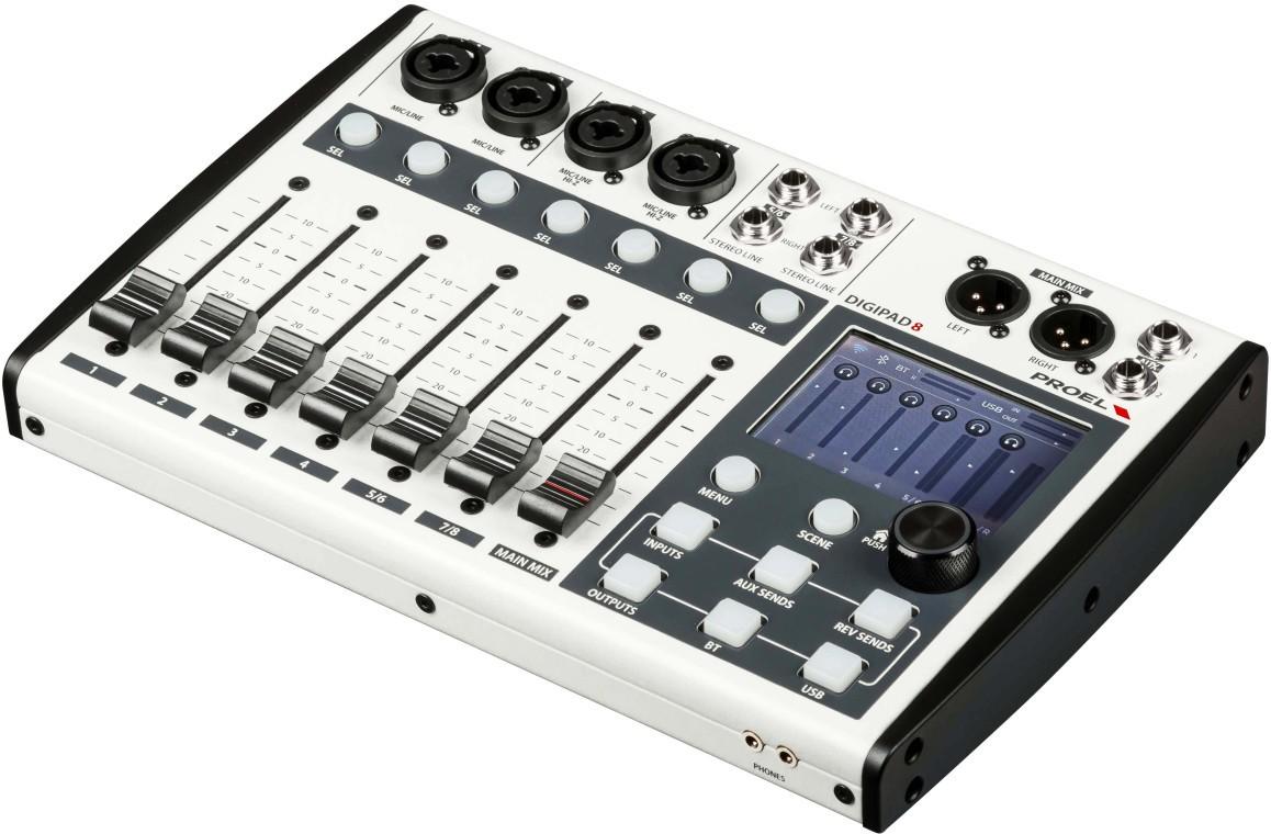 Proel Digipad 8 - 8 Channel Digital Mixer - DIGIPAD8_6.jpg