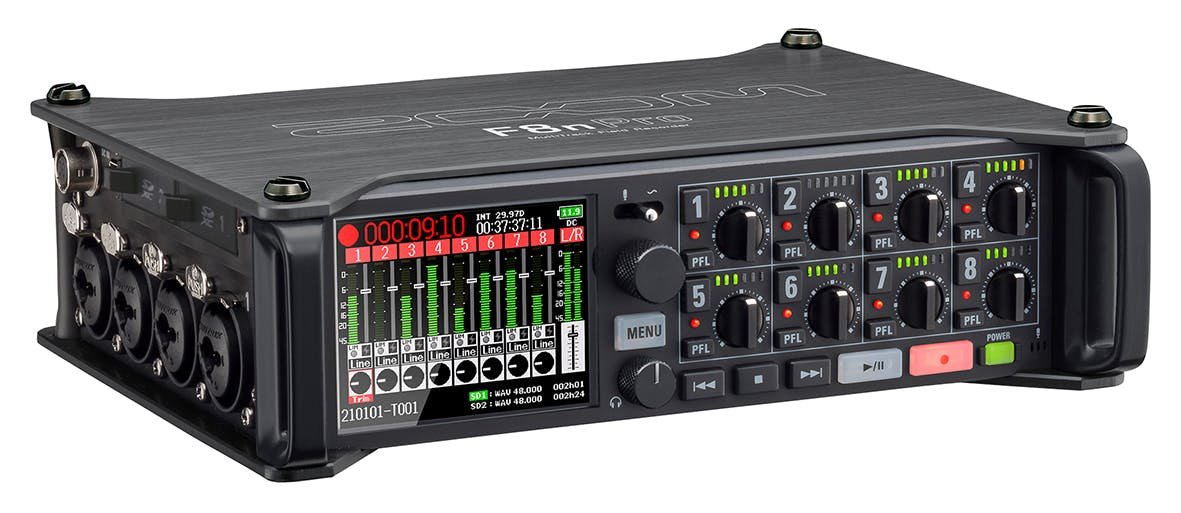 Zoom F8NPro Field Recorder - 501209-F8nPro_slant_right_press.jpg