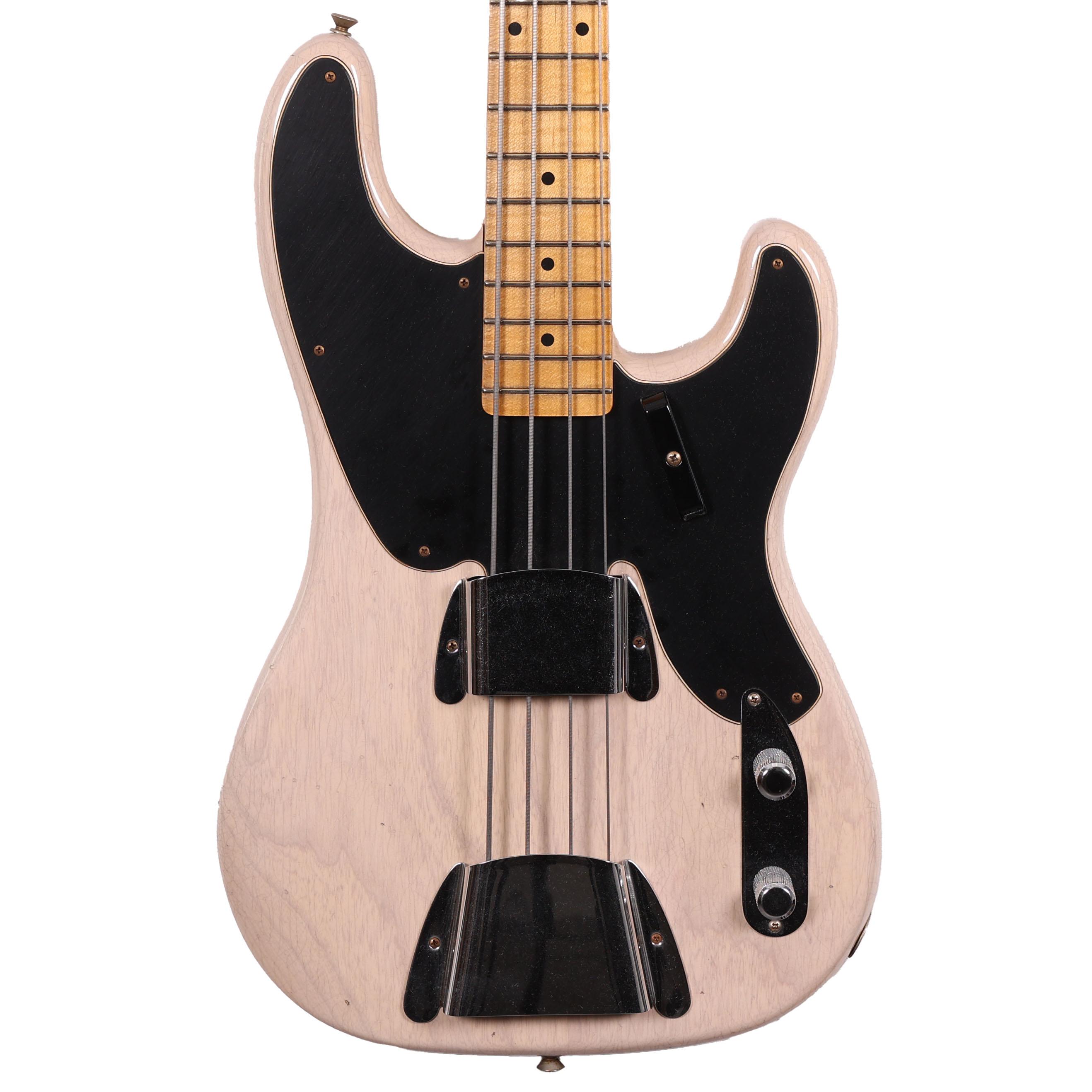 Fender Custom Shop '54 Precision Bass Journeyman Relic in Aged Opaque White Blonde - CZ581767 (2).JPG