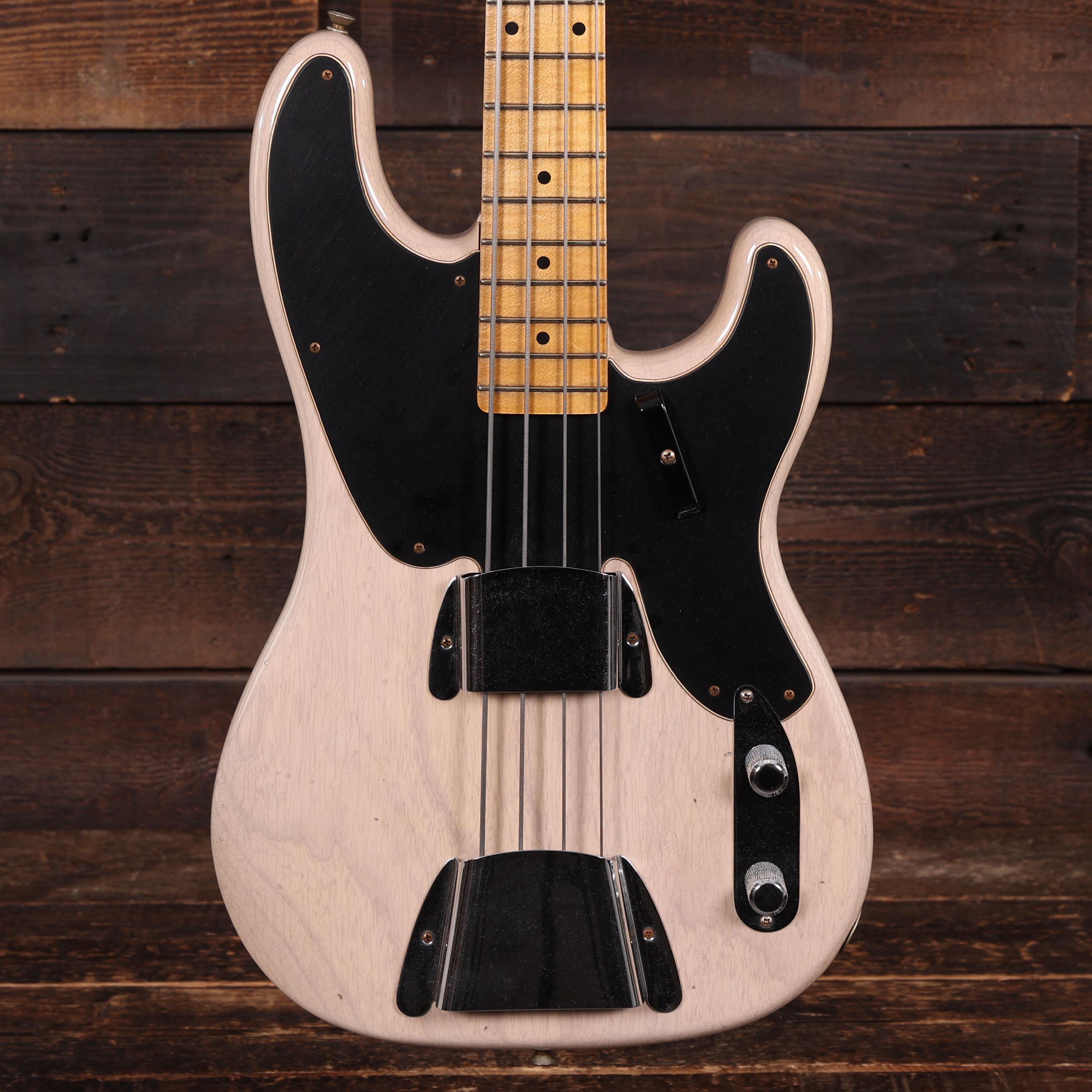 Fender Custom Shop '54 Precision Bass Journeyman Relic in Aged Opaque White Blonde - CZ581767 (3).JPG