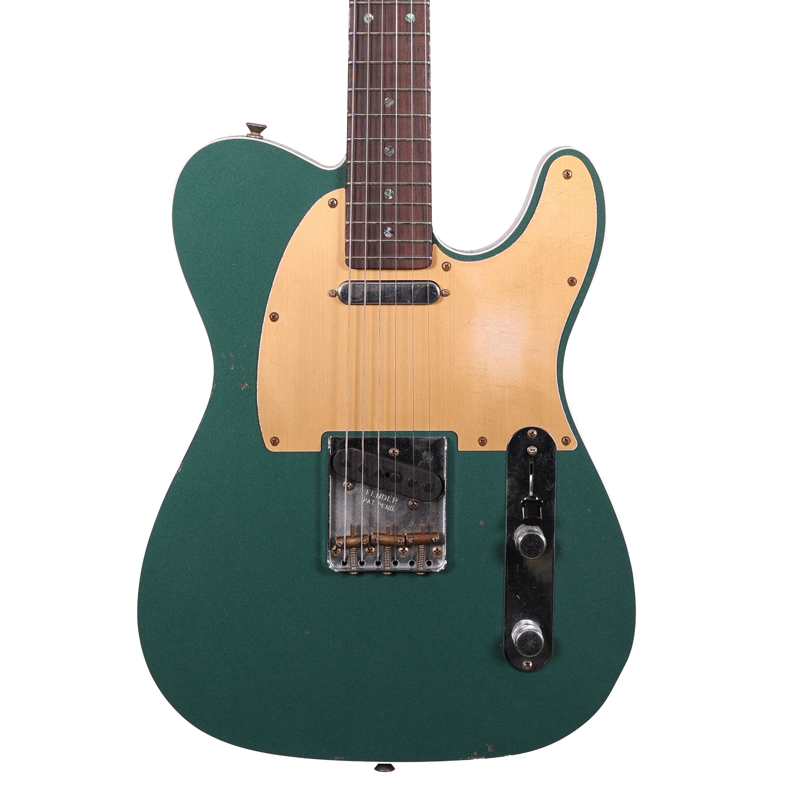 Fender Custom Shop '60s Telecaster Custom Journeyman Relic in Sherwood Green Metallic - R141957 (2).JPG