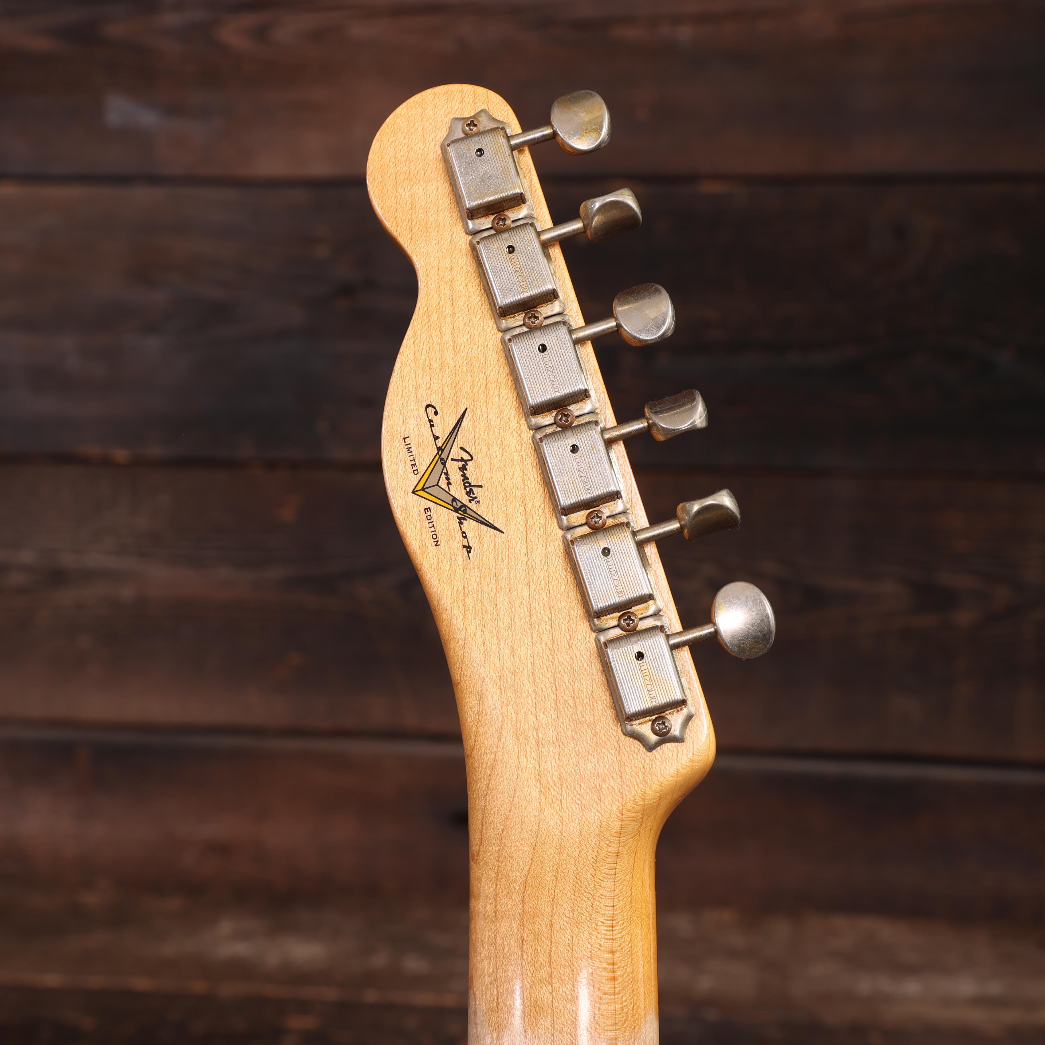 Fender Limited Edition Custom Shop '60's Telecaster Custom Thinline Journeyman Relic in Aged Silver Sparkle - CZ575454 (6).JPG