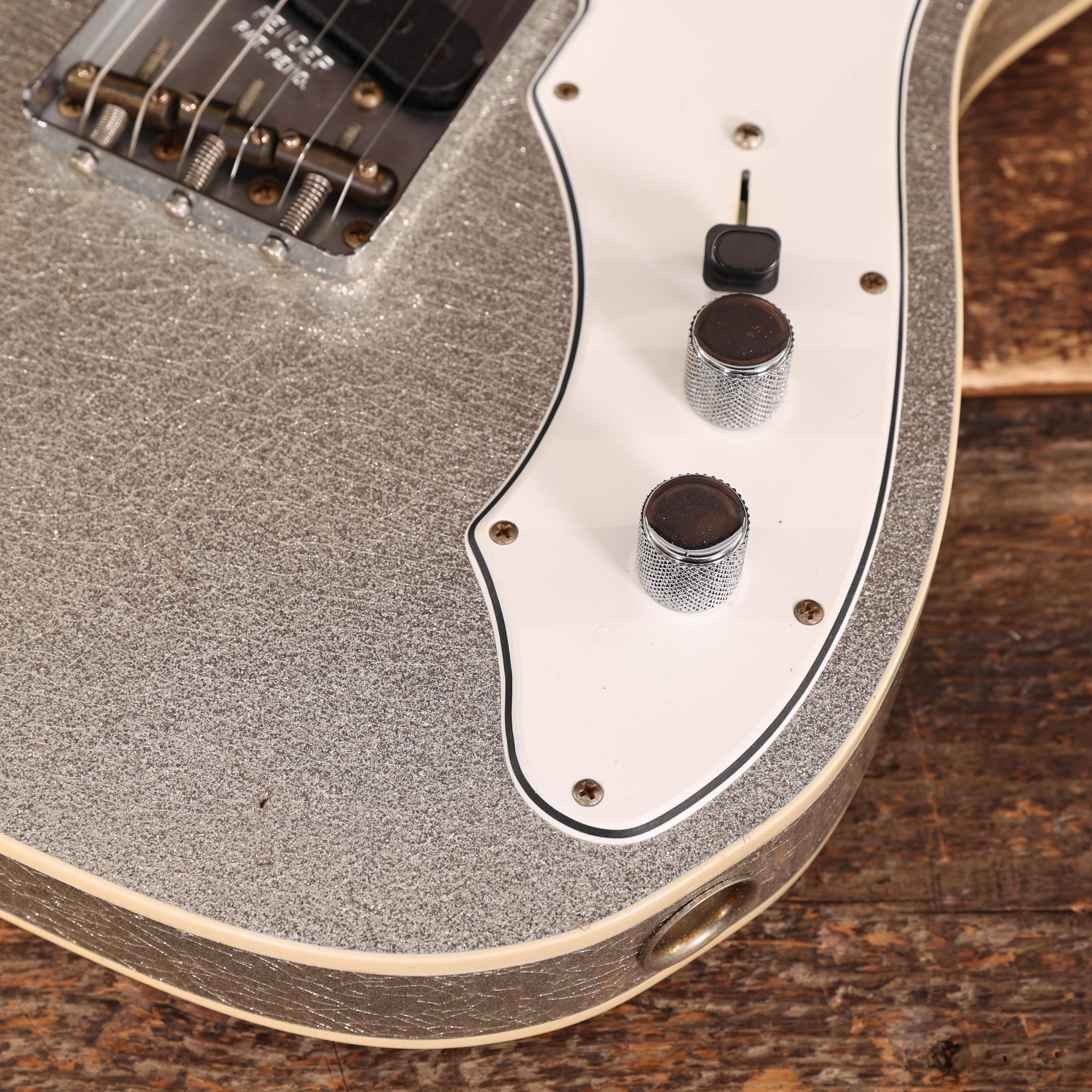Fender Limited Edition Custom Shop '60's Telecaster Custom Thinline Journeyman Relic in Aged Silver Sparkle - CZ575454 (11).JPG