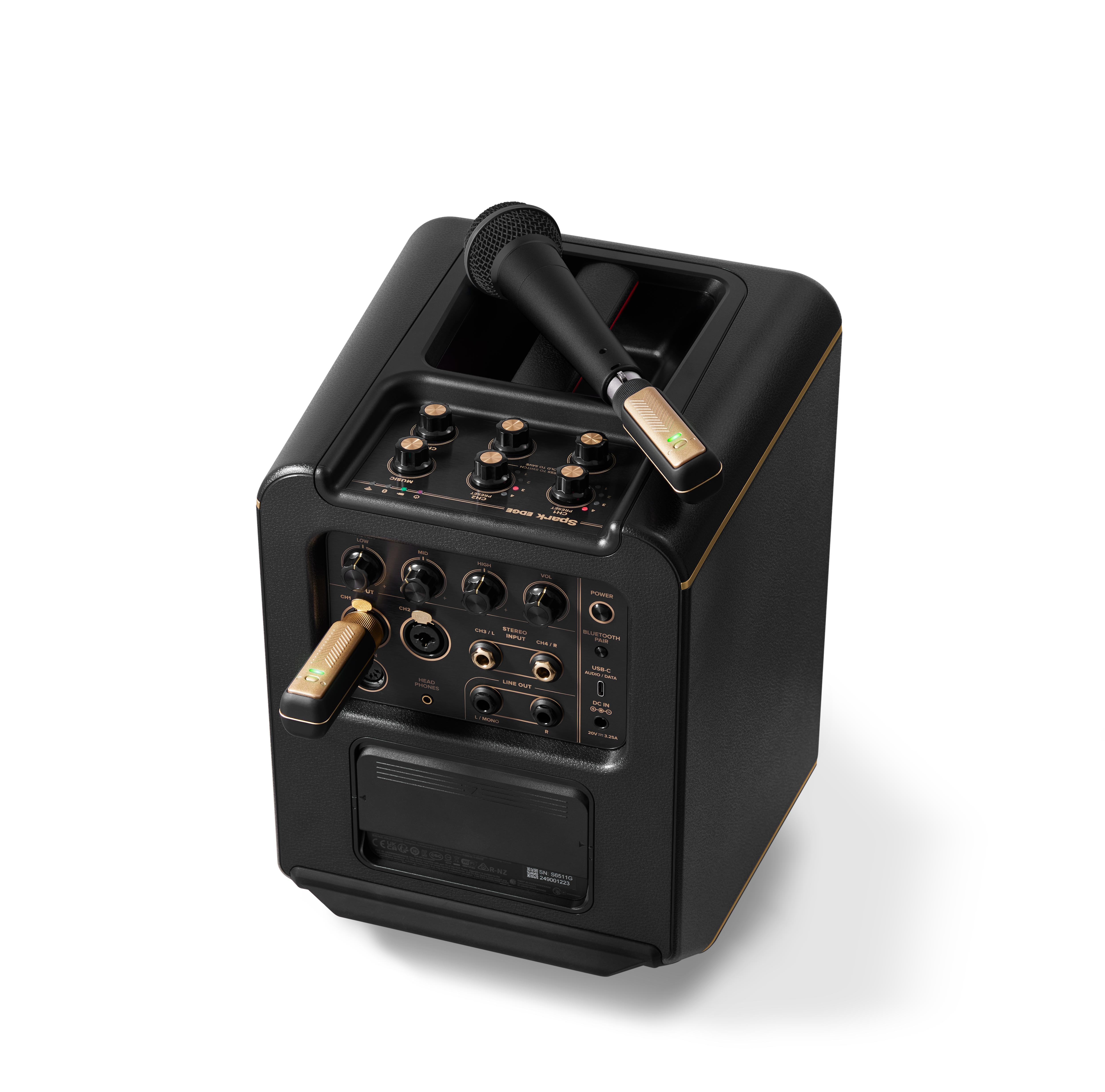 Positive Grid Spark Link XLR Wireless Audio System - spark-link-xlr+edge-3QBRT+mic.jpg