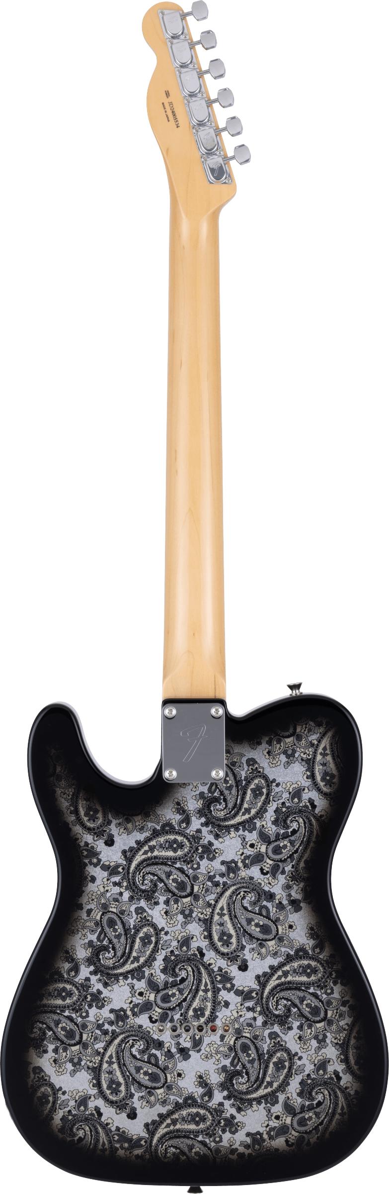 Fender Limited Edition Made in Japan Telecaster in Black Paisley - 5631102337_fen_ins_bck_1_rl.jpg