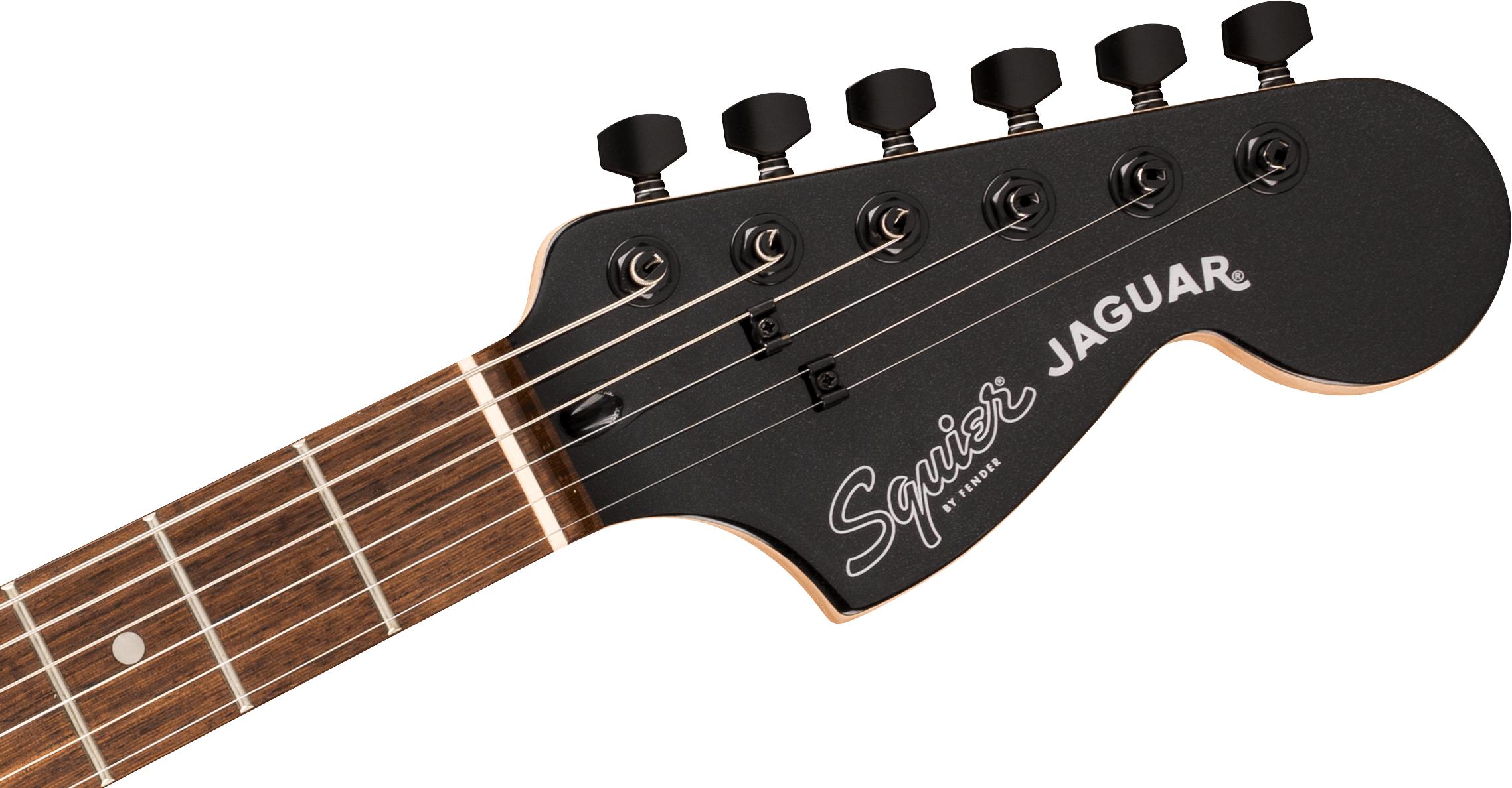 Squier FSR Affinity Jaguar in  Metallic Black w Matching Headtock - 0378401965_sqr_ins_hft_1_nr.jpg
