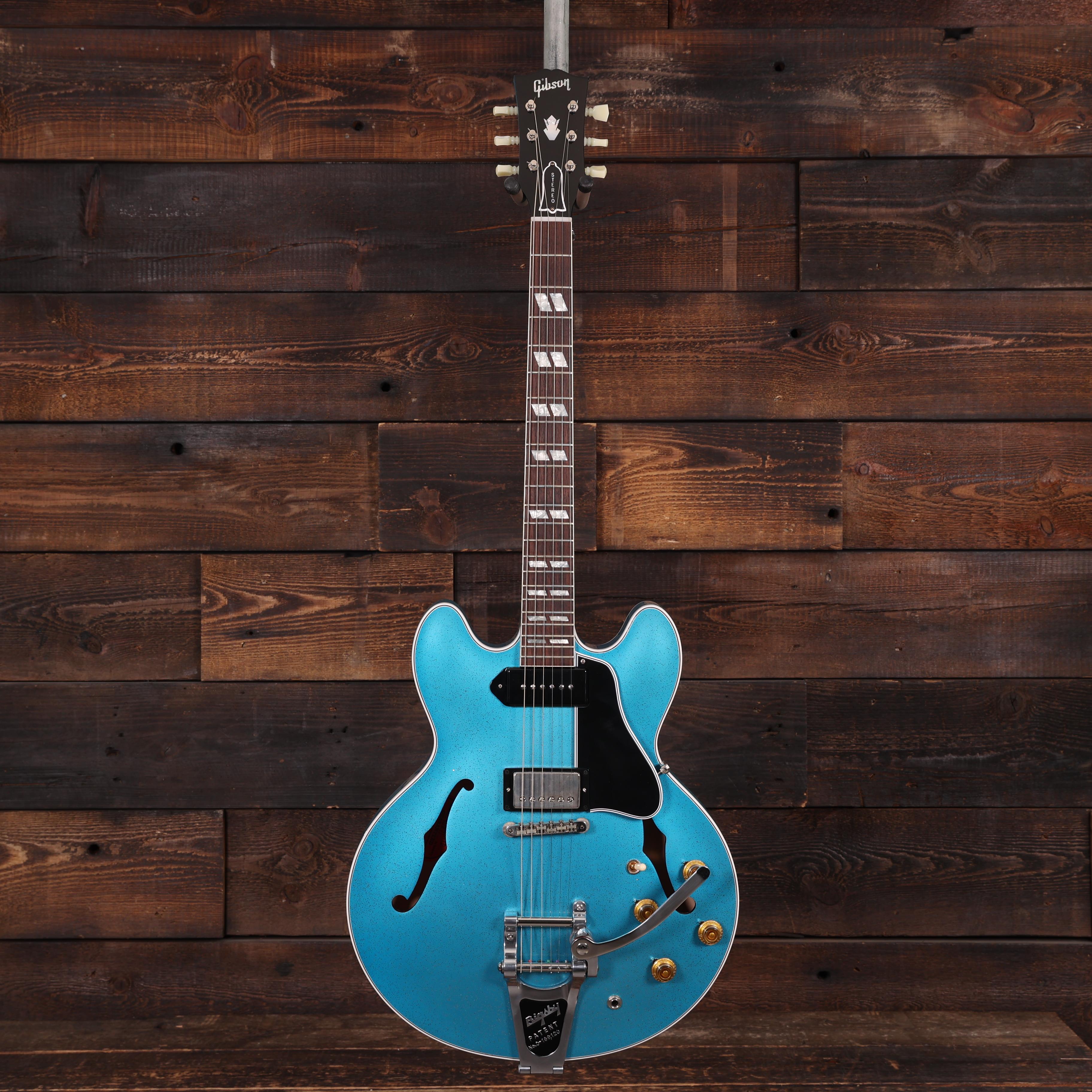 Gibson Custom Select 1964 ES-345 Reissue VOS with Bigsby in Sapphire Mist - 140871 (22).JPG